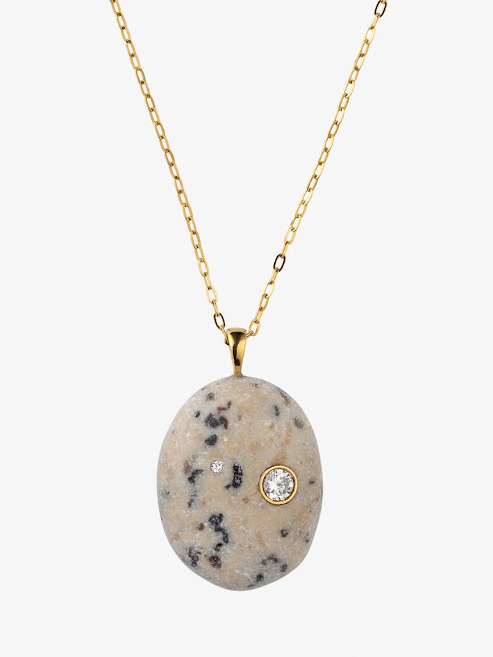 Sale e pepe gold, stone and diamond necklace photo 3