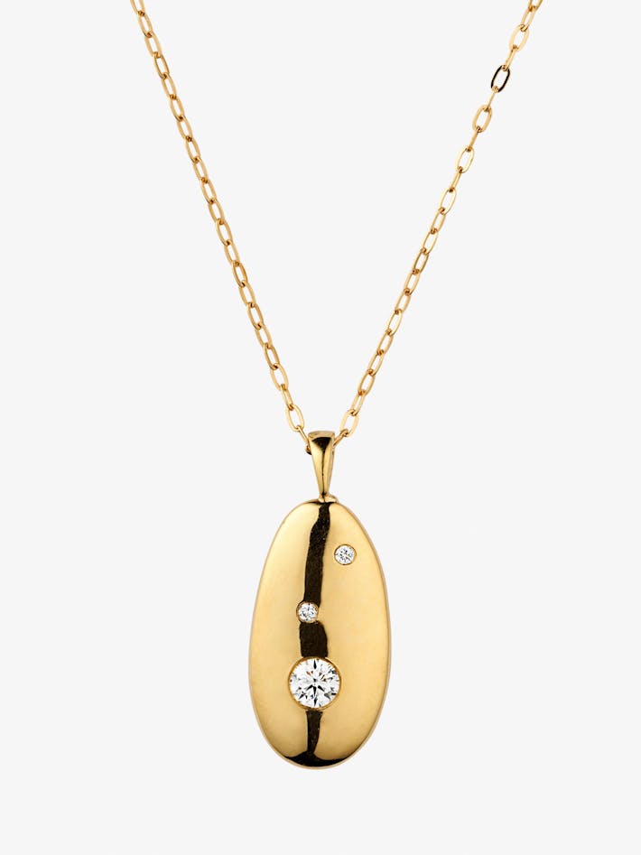 V1 gold and diamond necklace photo 3