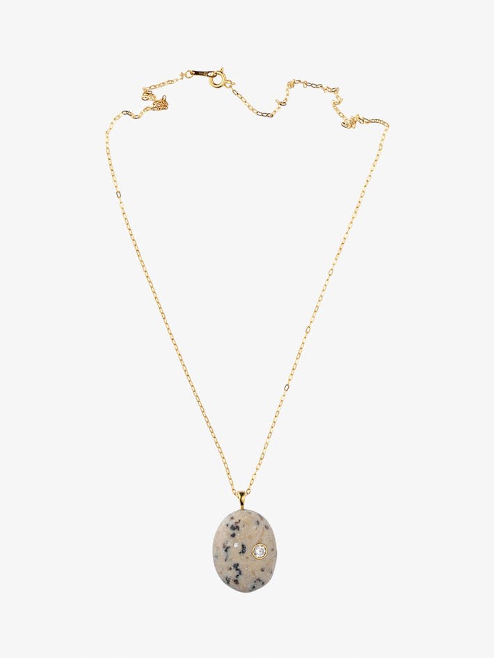 Sale e pepe gold, stone and diamond necklace photo 1