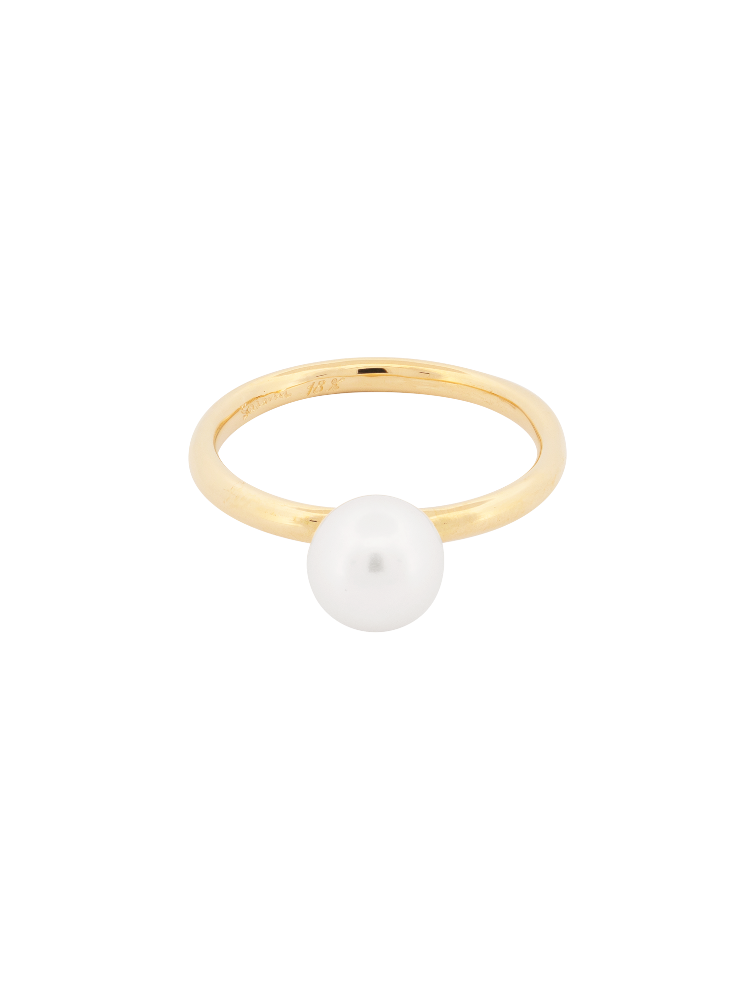 Solitary pearl ring photo 3