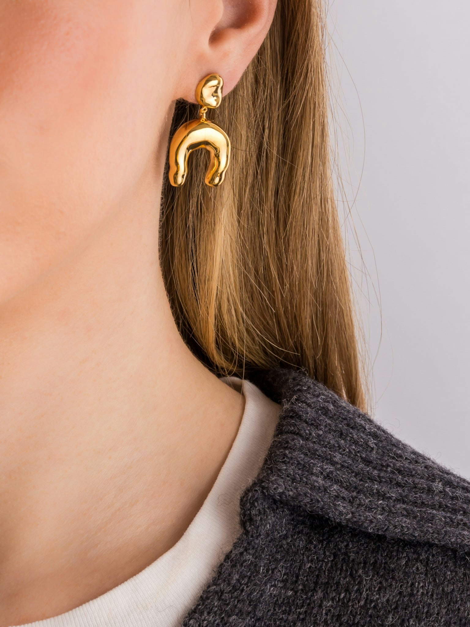 Wishbone earrings photo 2