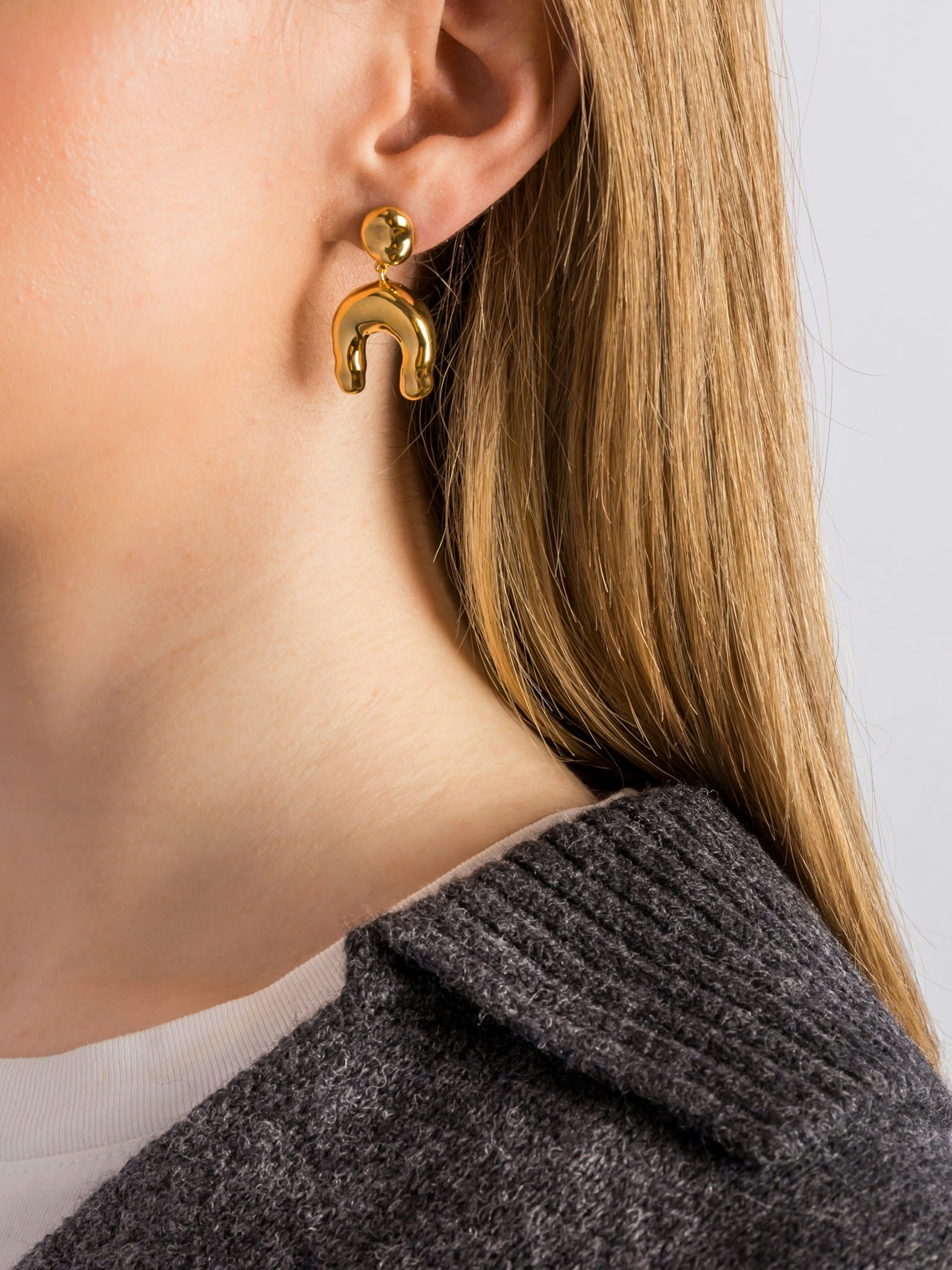 Wishbone earrings photo 3