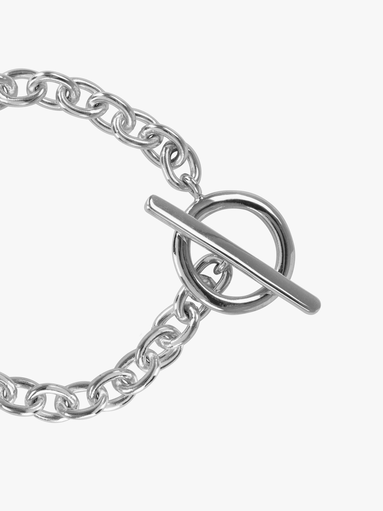 Classic chain t-bar bracelet photo 3