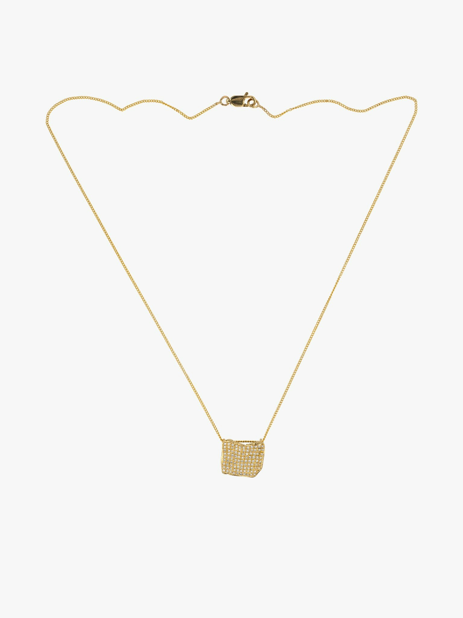 Small amulet diamond necklace photo 3
