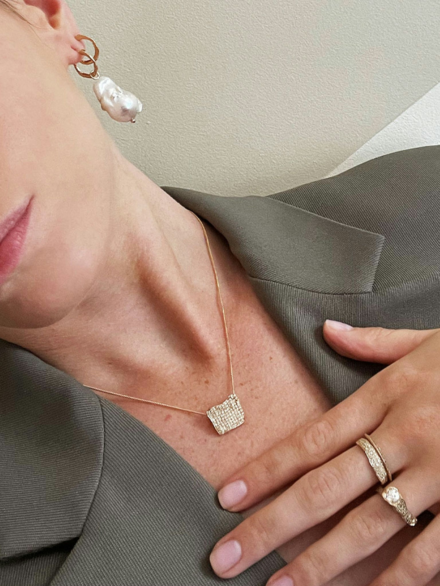 Norma diamond pavé constellation ring photo 5