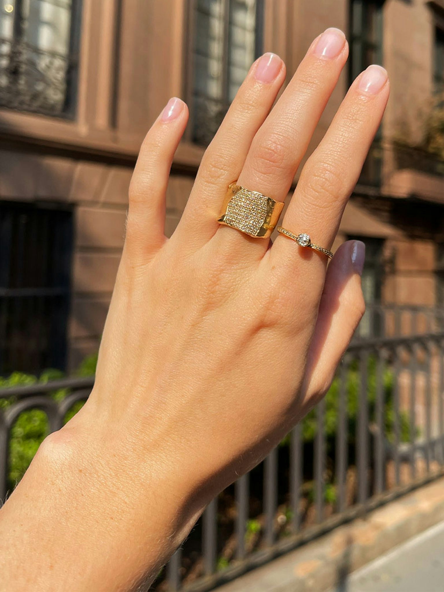 Antique diamond rowena ring photo 5