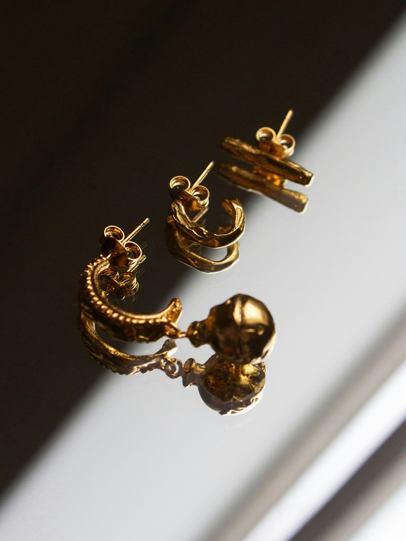 The fragmented trail earring set photo 3