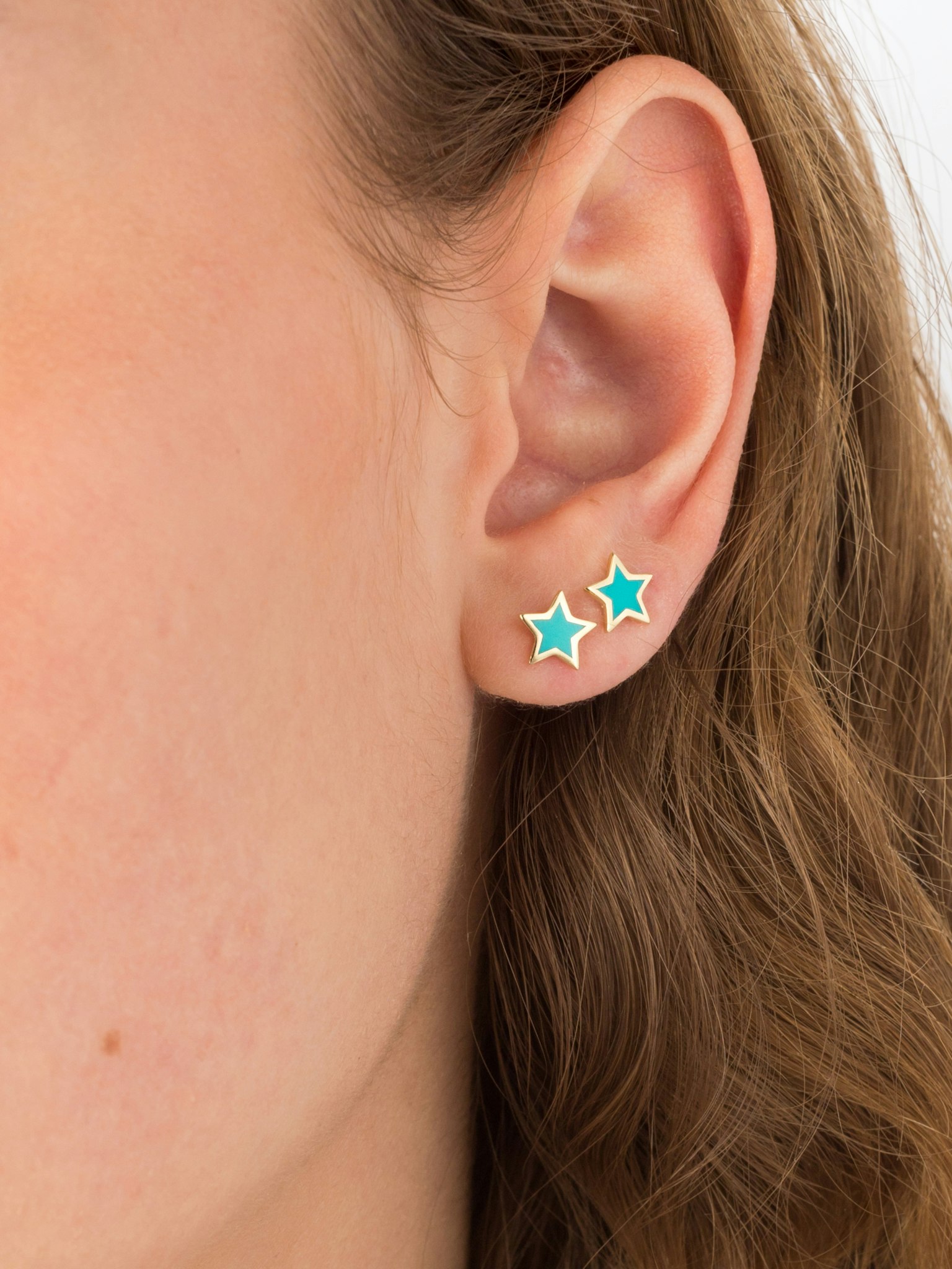 Star enamel studs photo 2