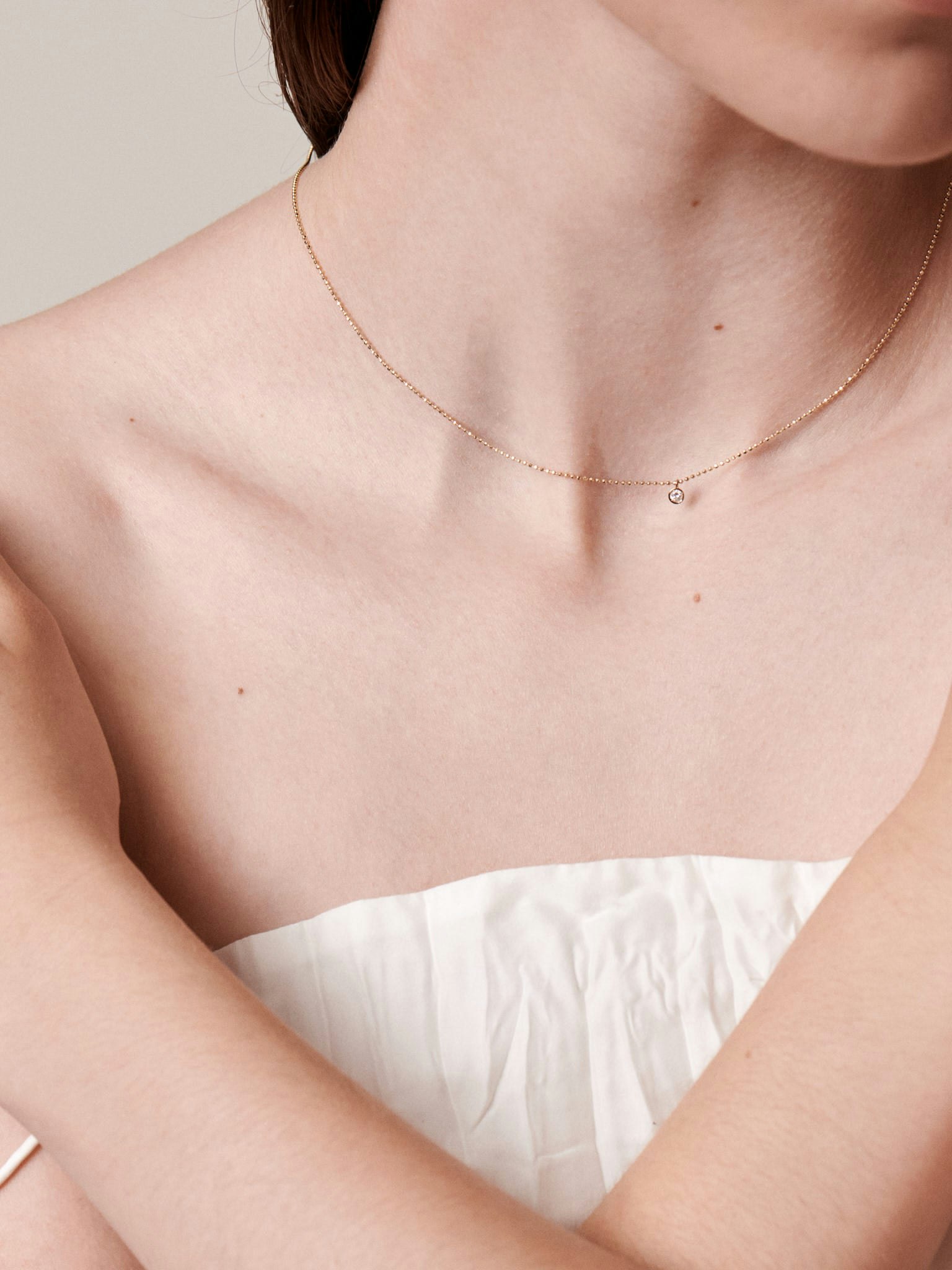 Diamond dust chain necklace photo 2