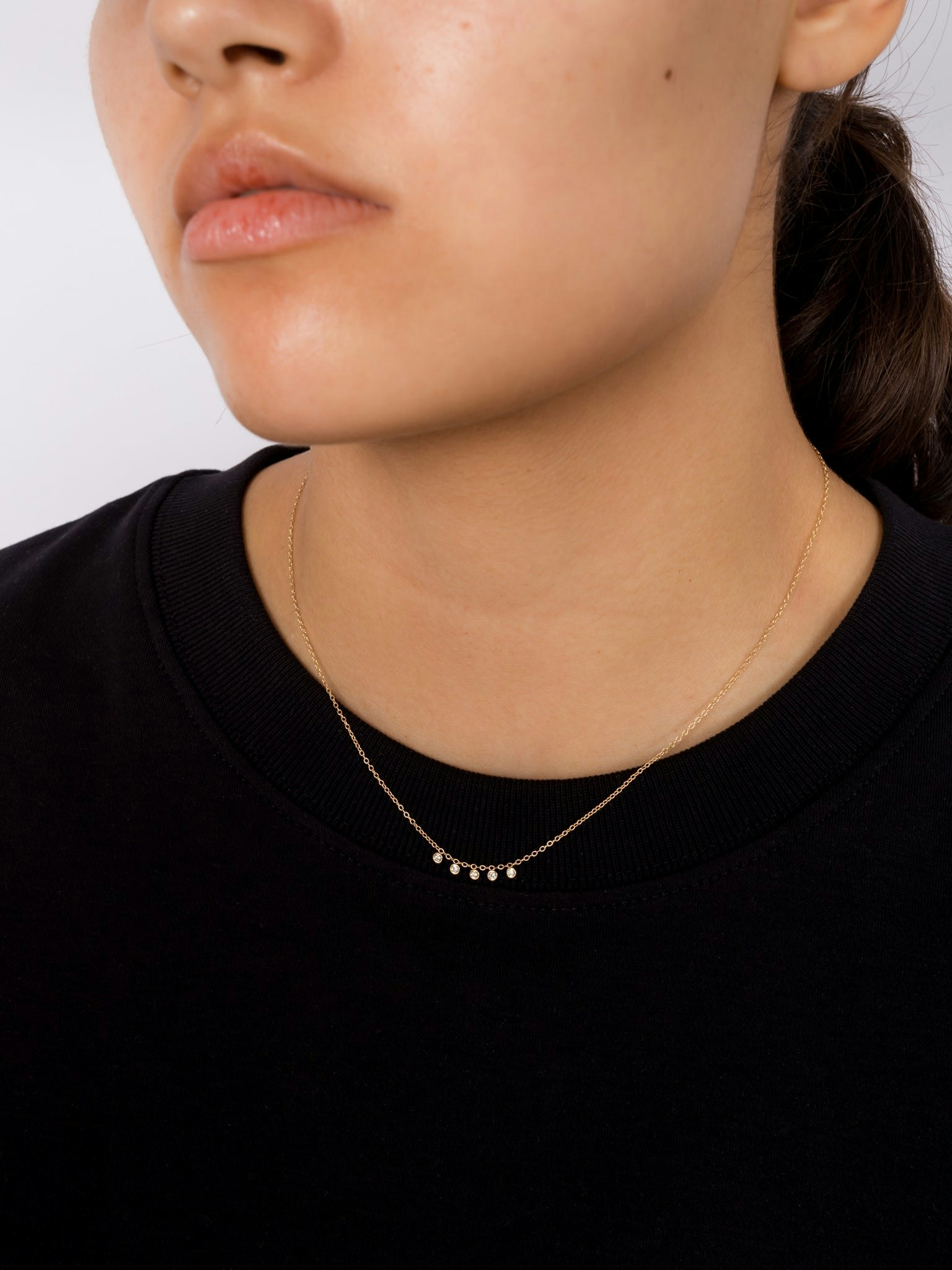 Mini diamond dash necklace photo 2