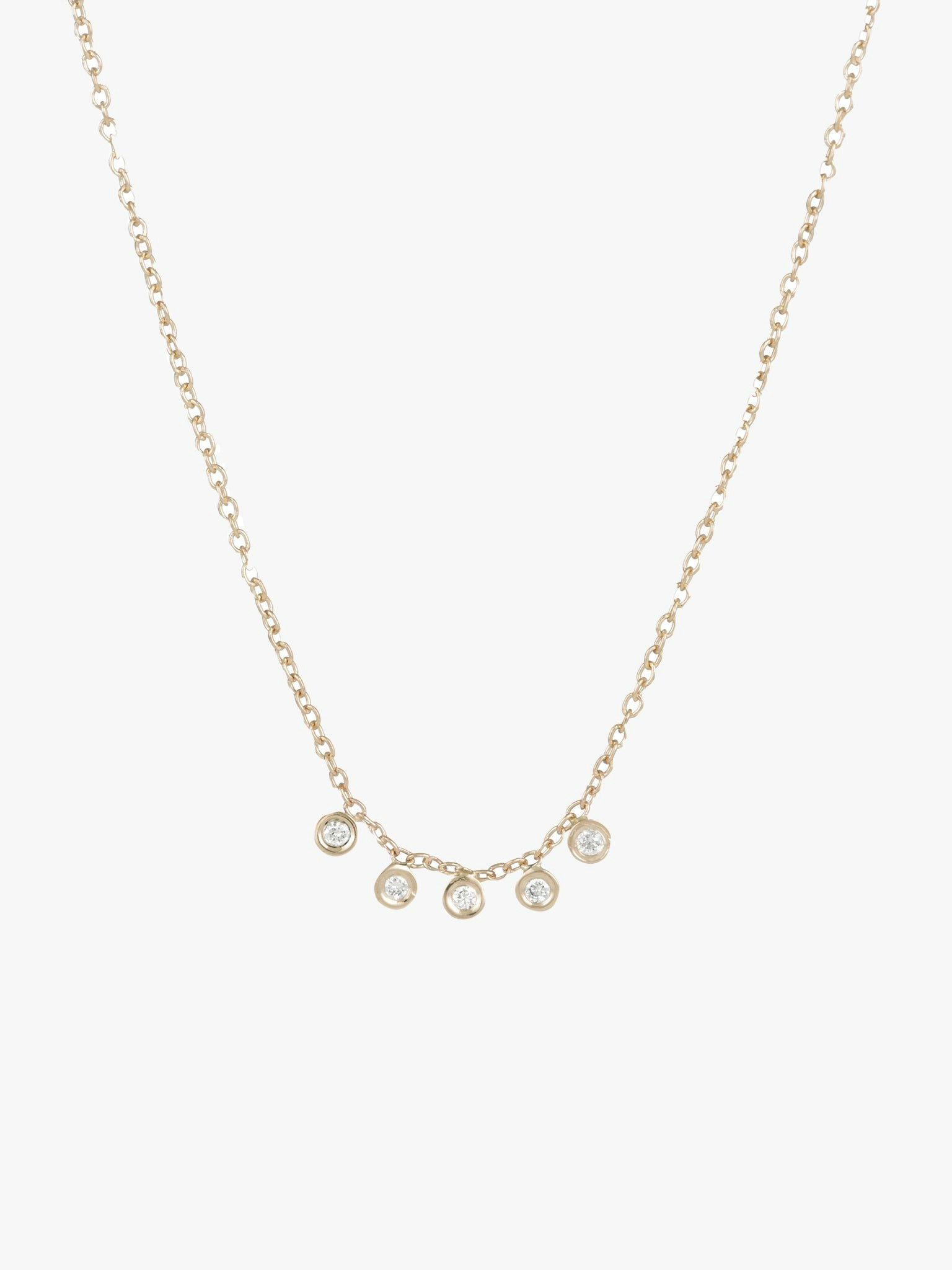 Mini diamond dash necklace photo 1