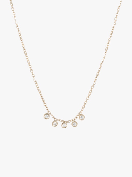 Mini diamond dash necklace photo