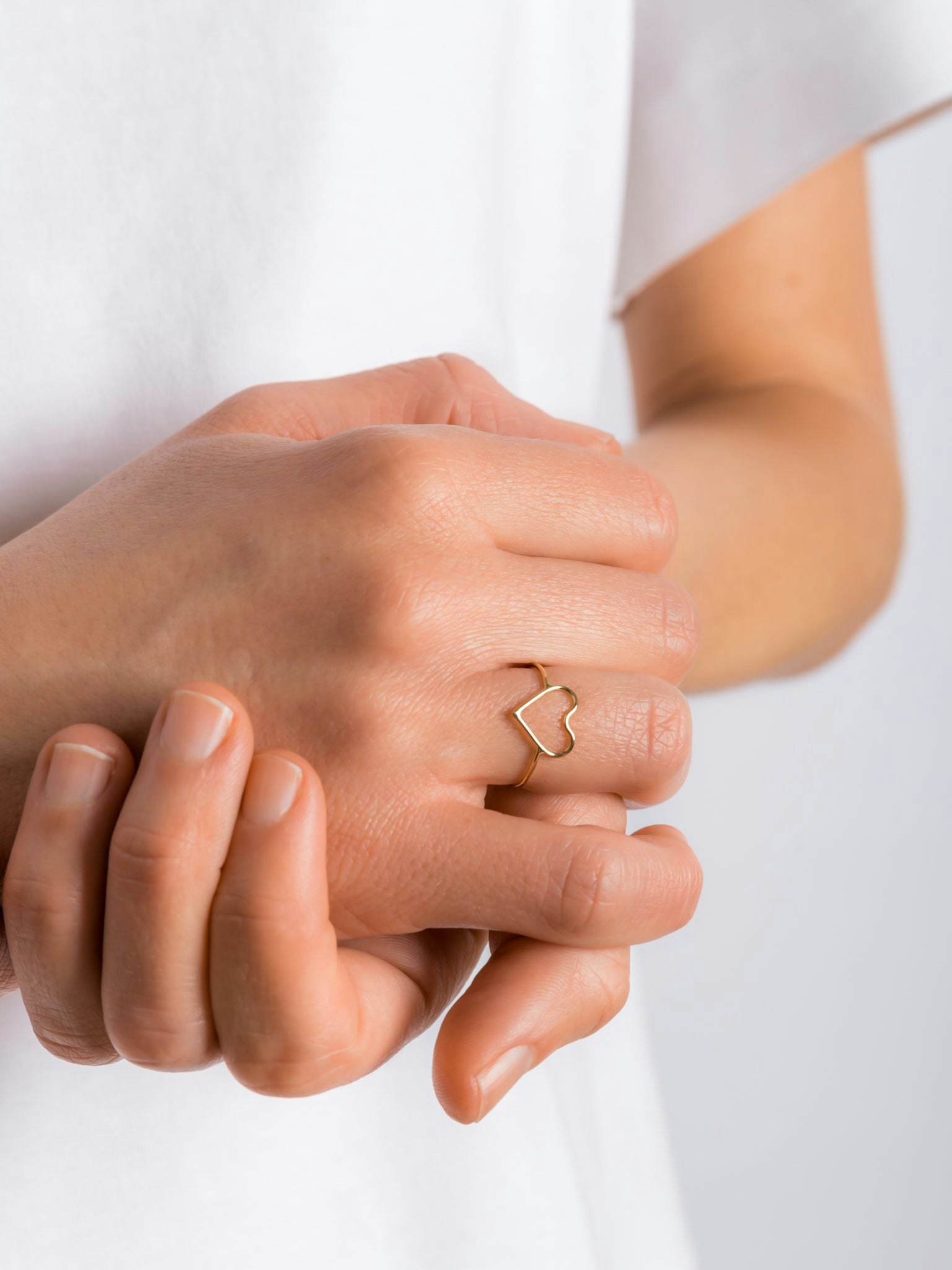 Silhouette heart ring photo 2