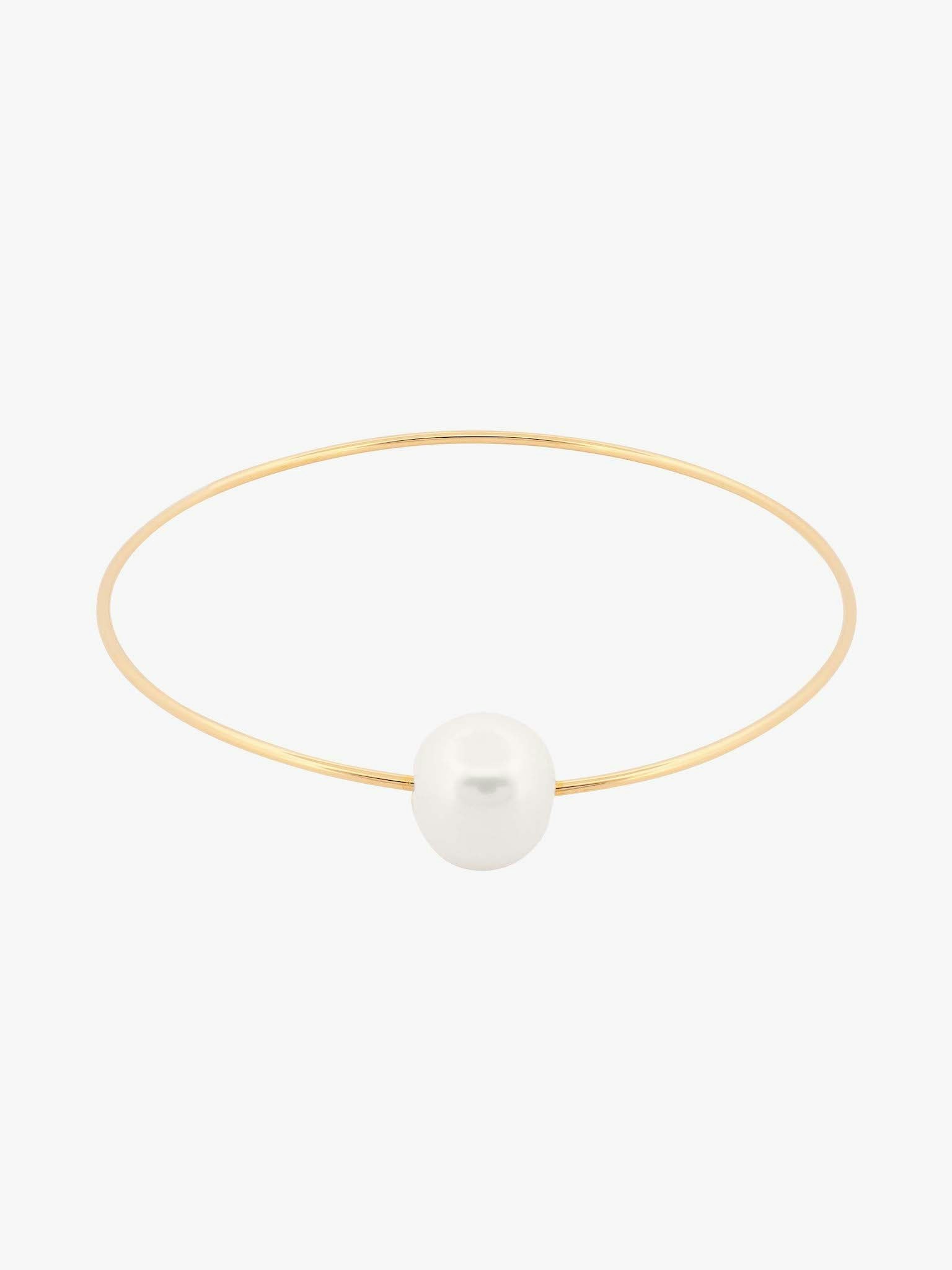Pearl orbit bangle photo 1