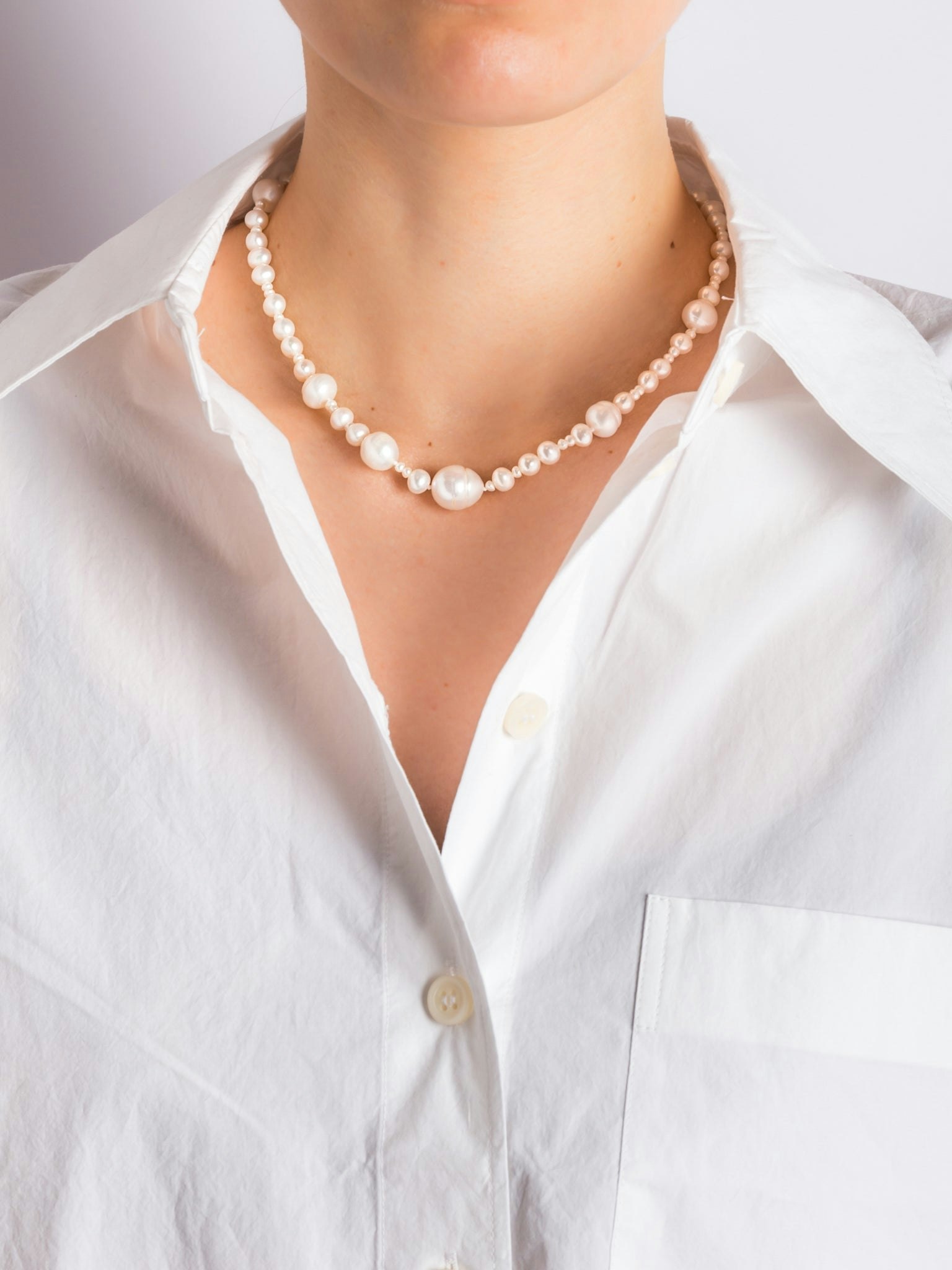Pearl sundry necklace photo 2