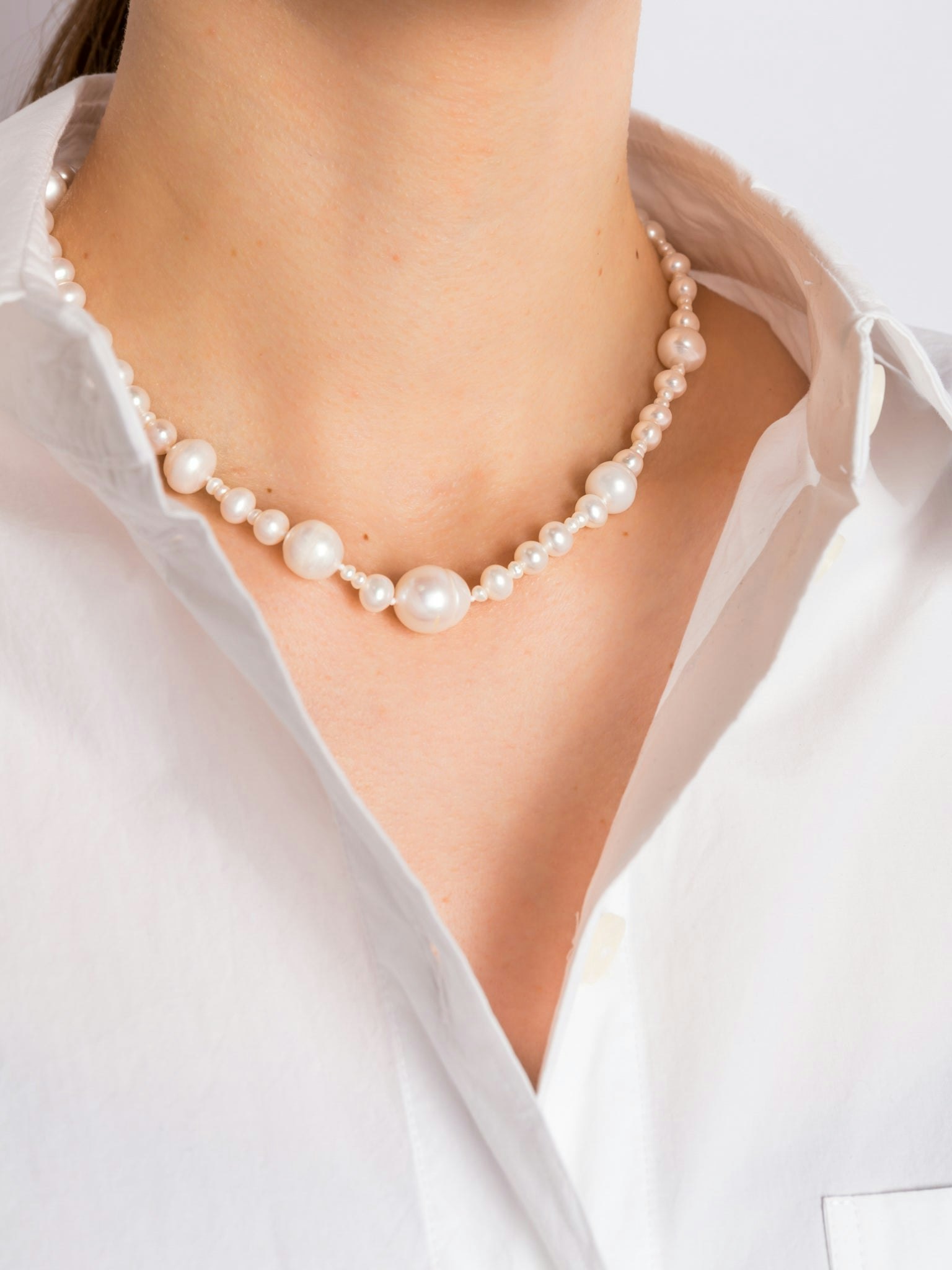 Pearl sundry necklace photo 4