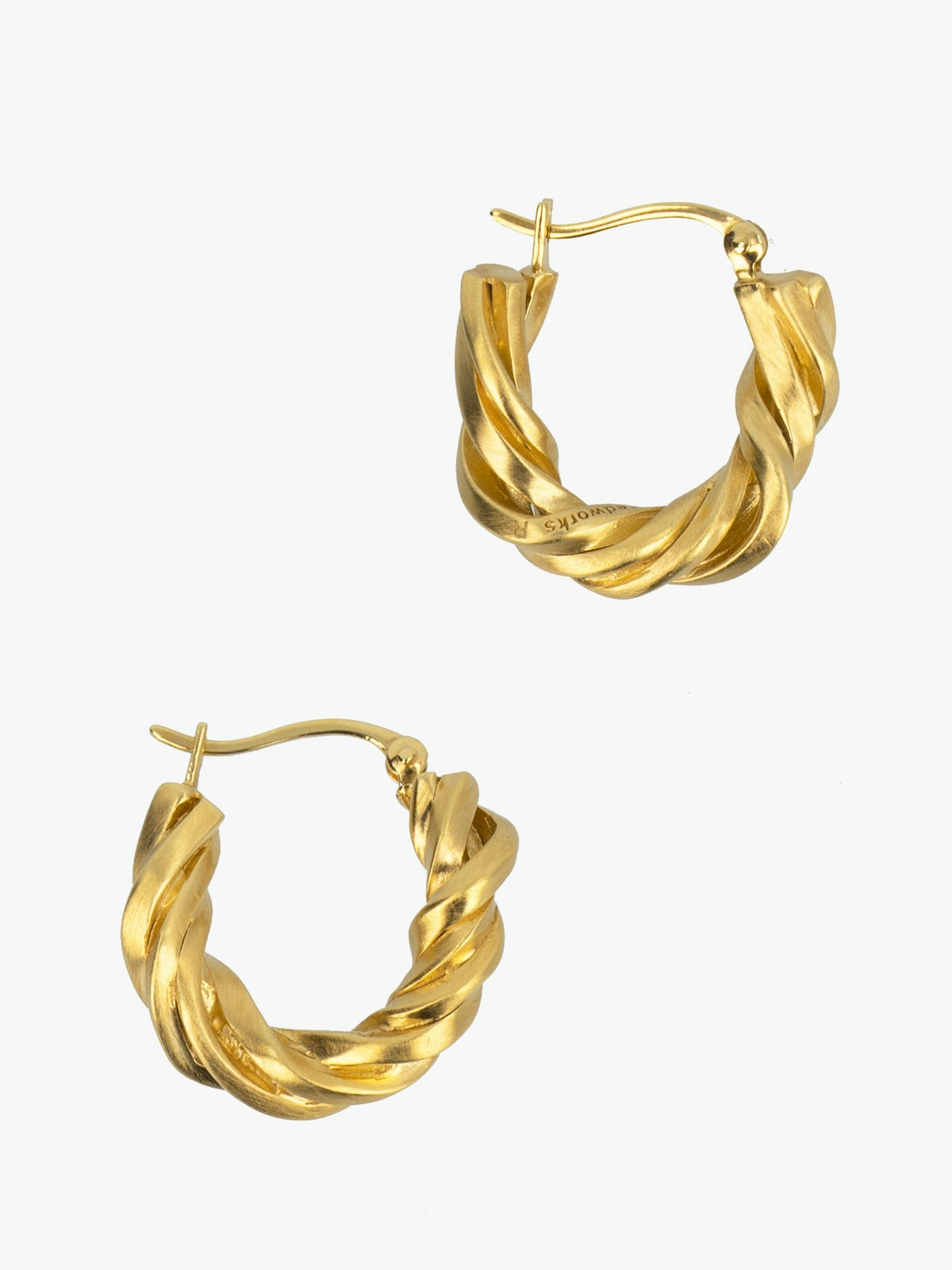 Deep state hoop earrings photo 1