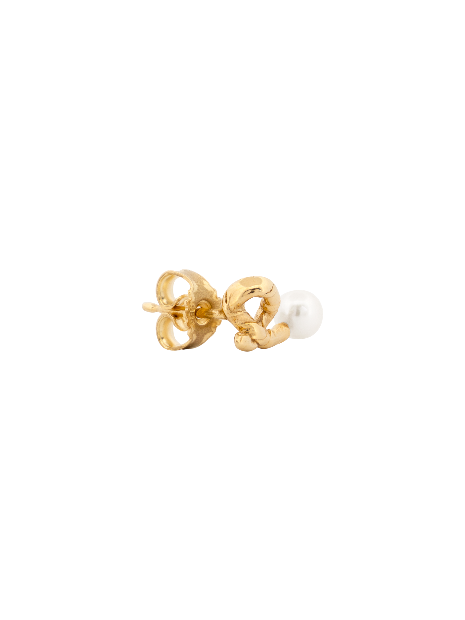 Twig pearl earring photo 3