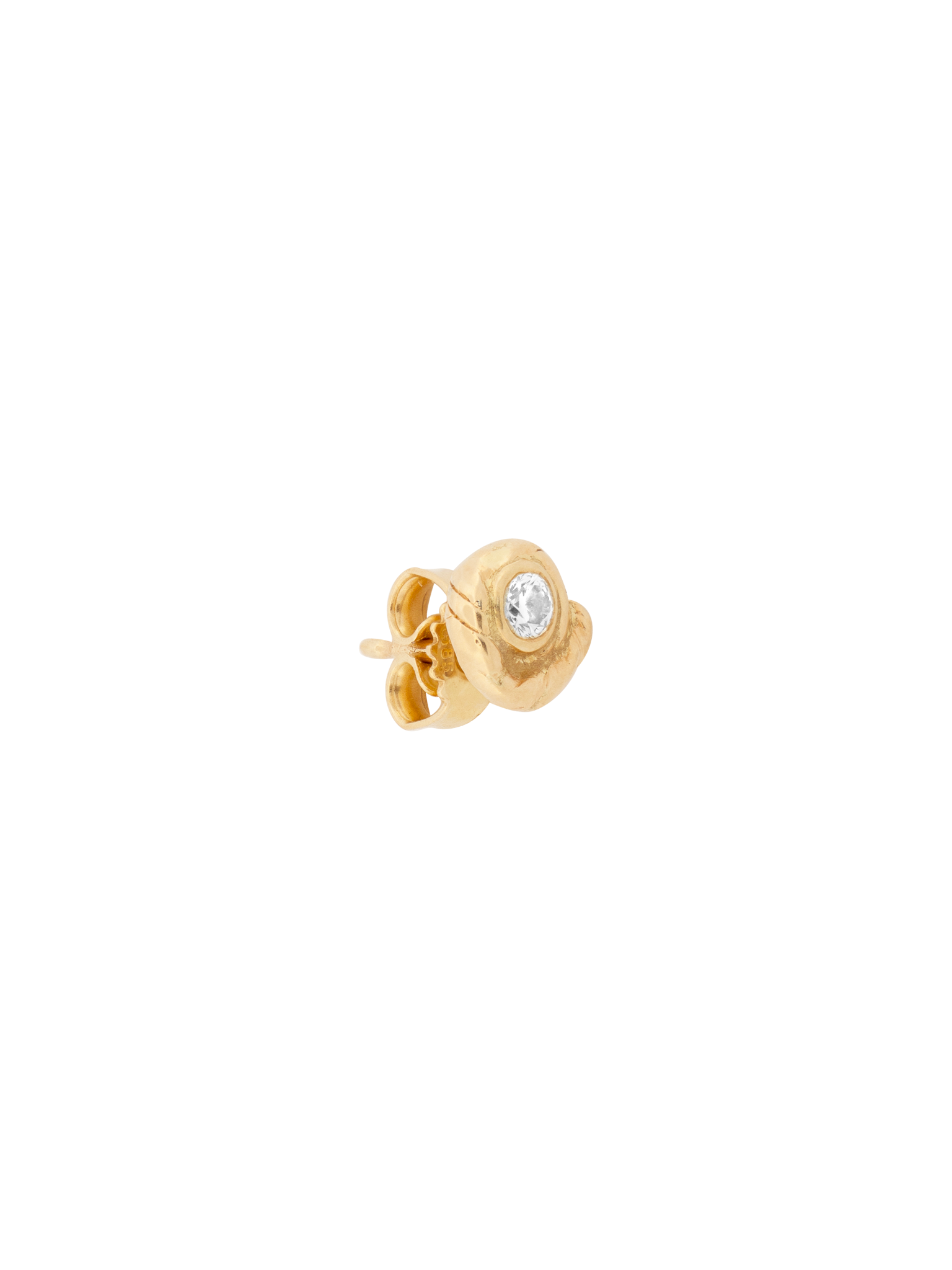 Fern diamond earring photo 3