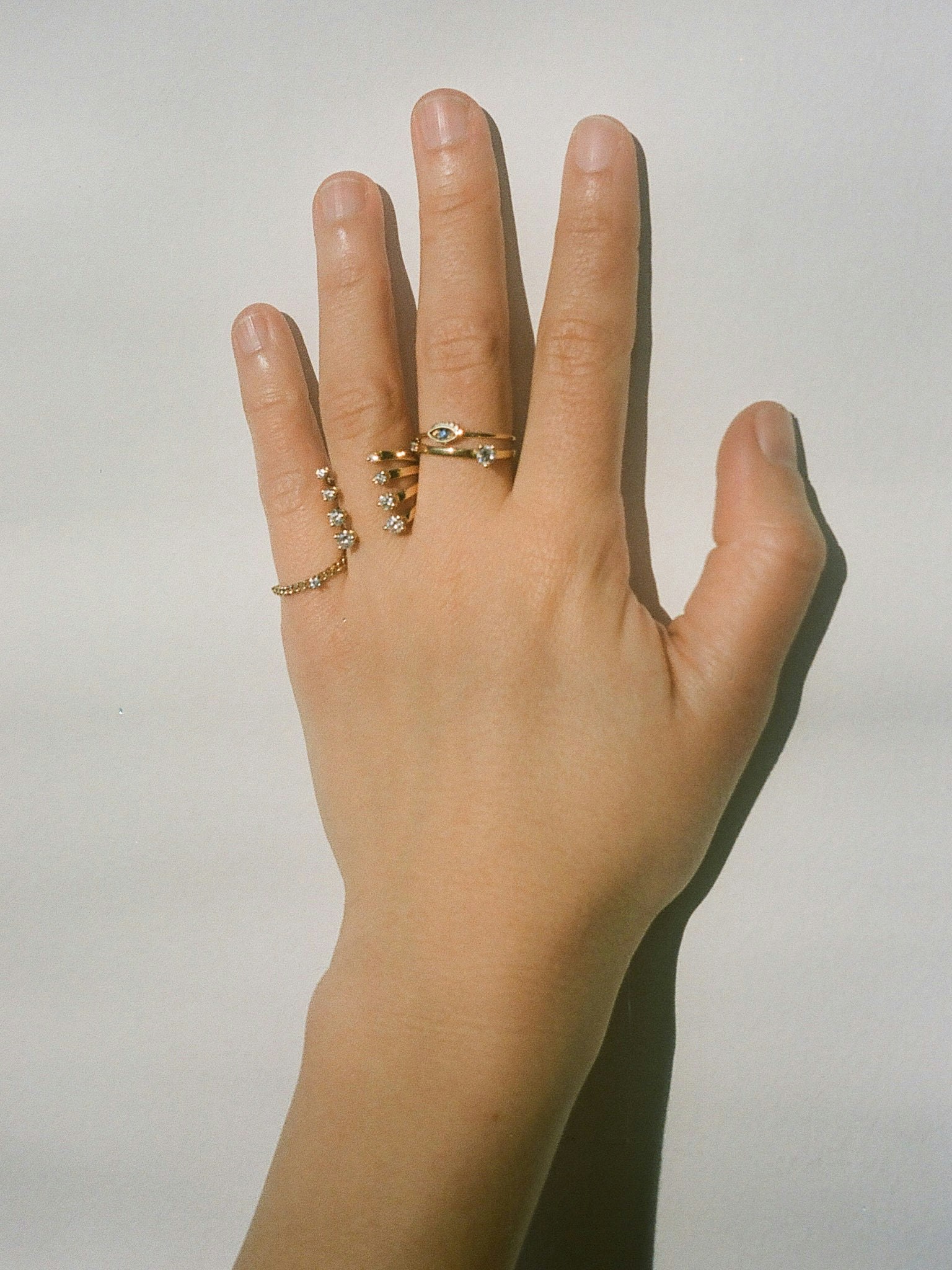Diamond solitaire tennis ring photo 4