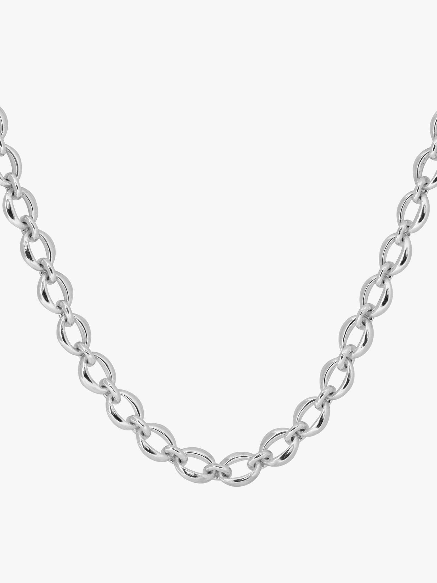 Handmade small heavyweight chain necklace photo 1