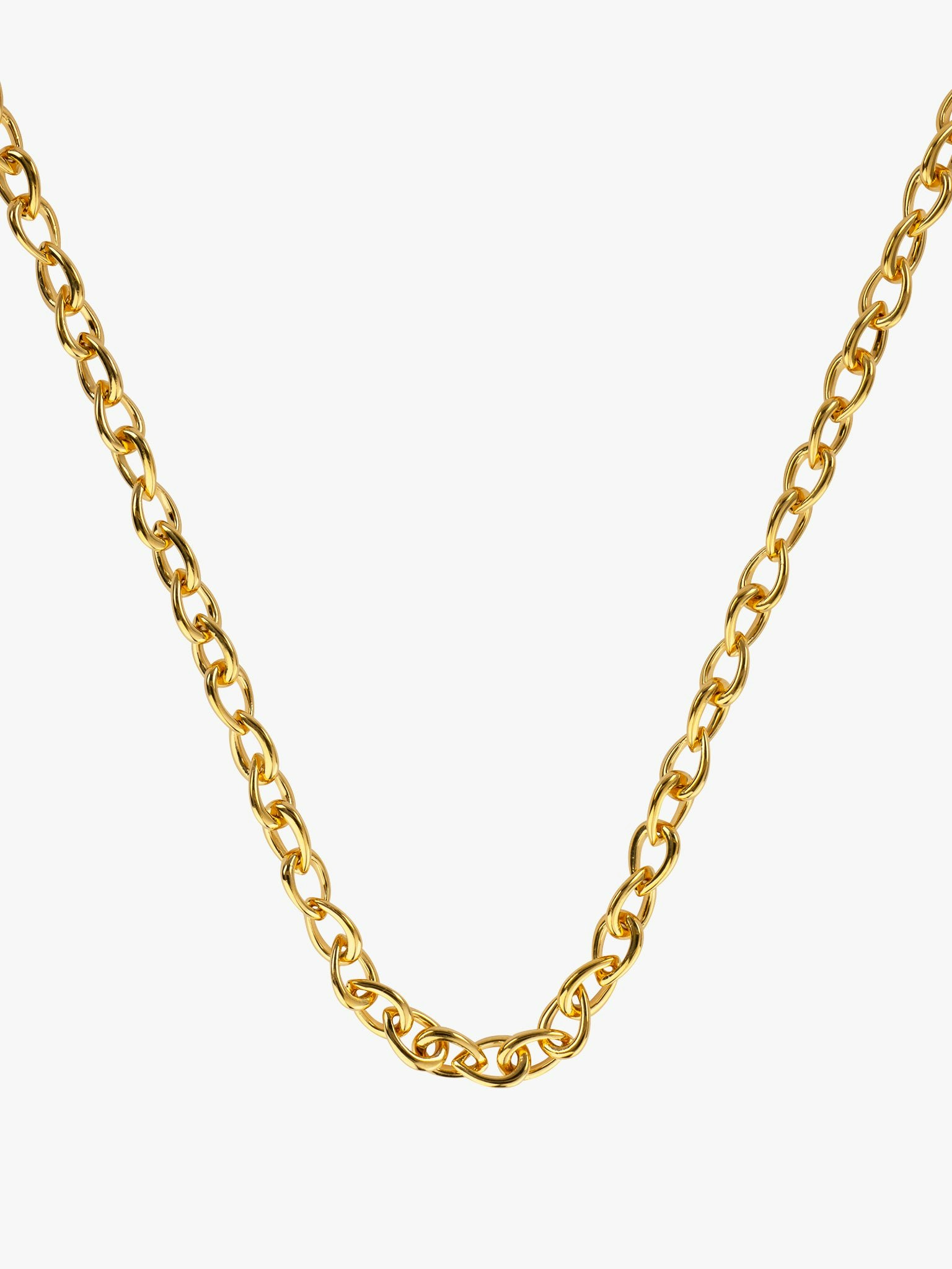 Raindrop small link necklace photo 3