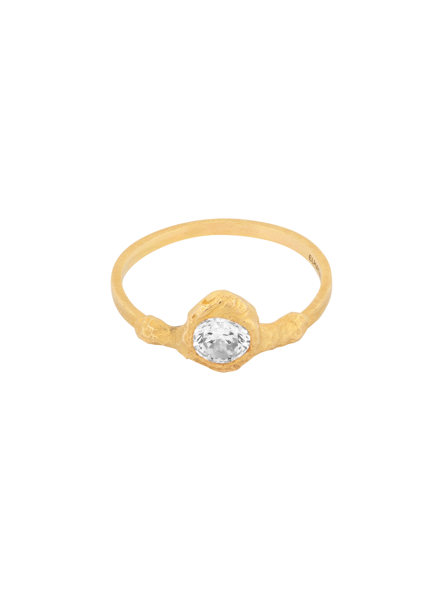Solitaire iman 0.35ct diamond ring photo 3