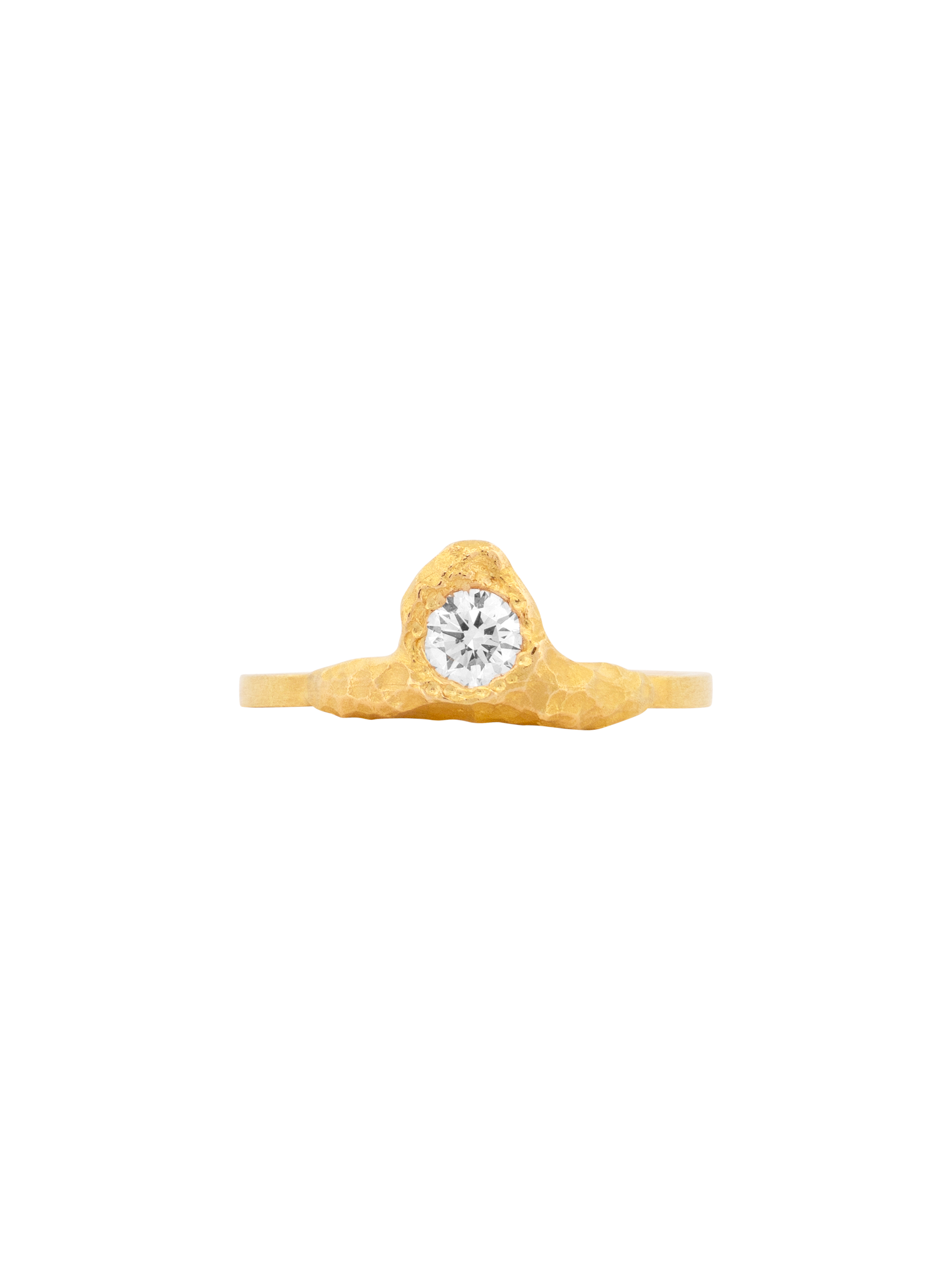 Solitaire iman 0.20ct diamond ring photo 1