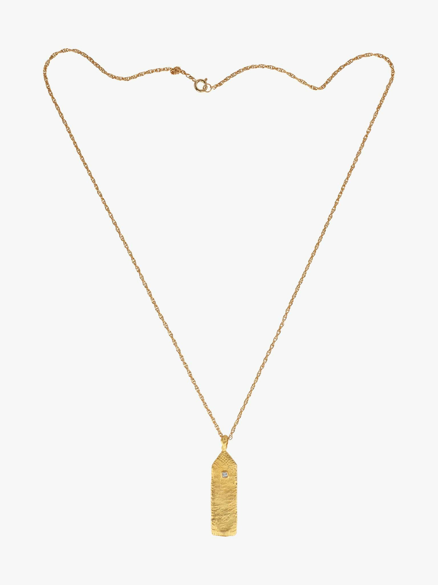 Paloma maison tag large necklace photo 3