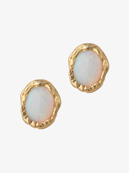 Abyss large opal earrings photo