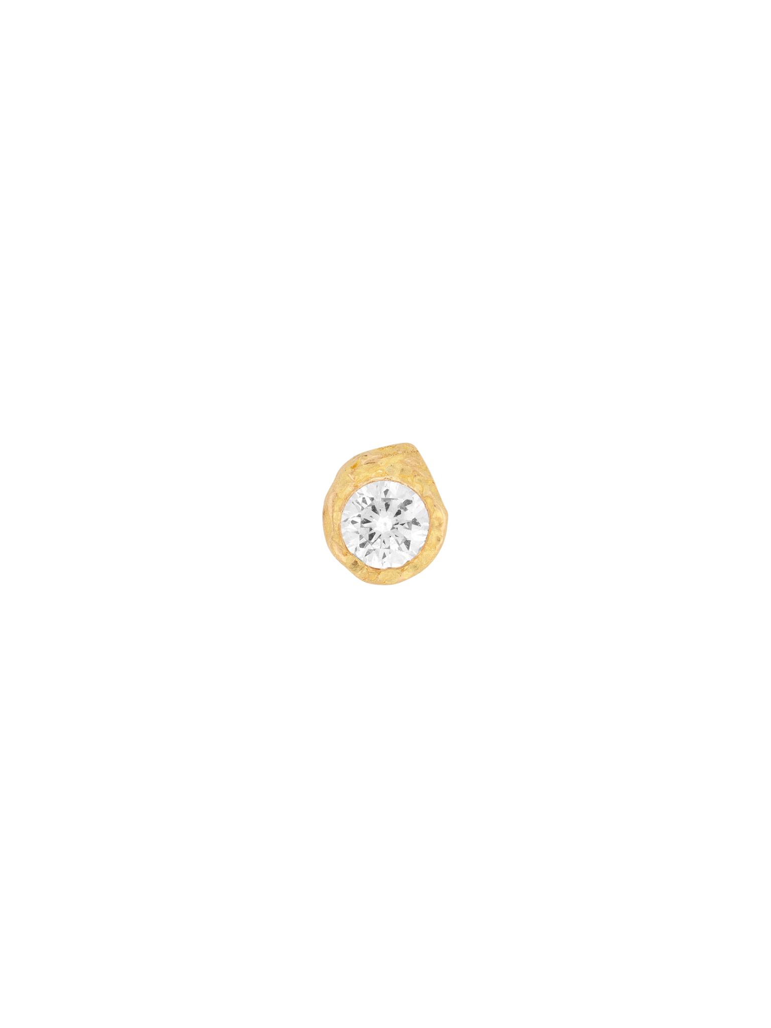 Solitaire iman 0.35ct diamond stud photo 1