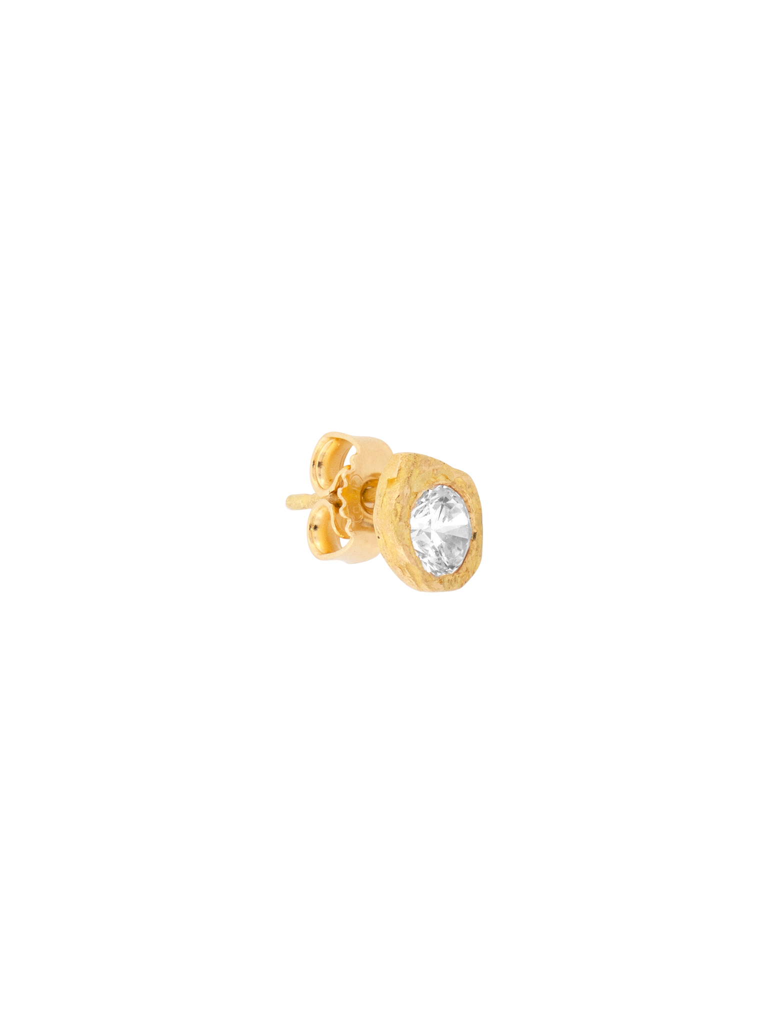 Solitaire iman 0.35ct diamond stud photo 3