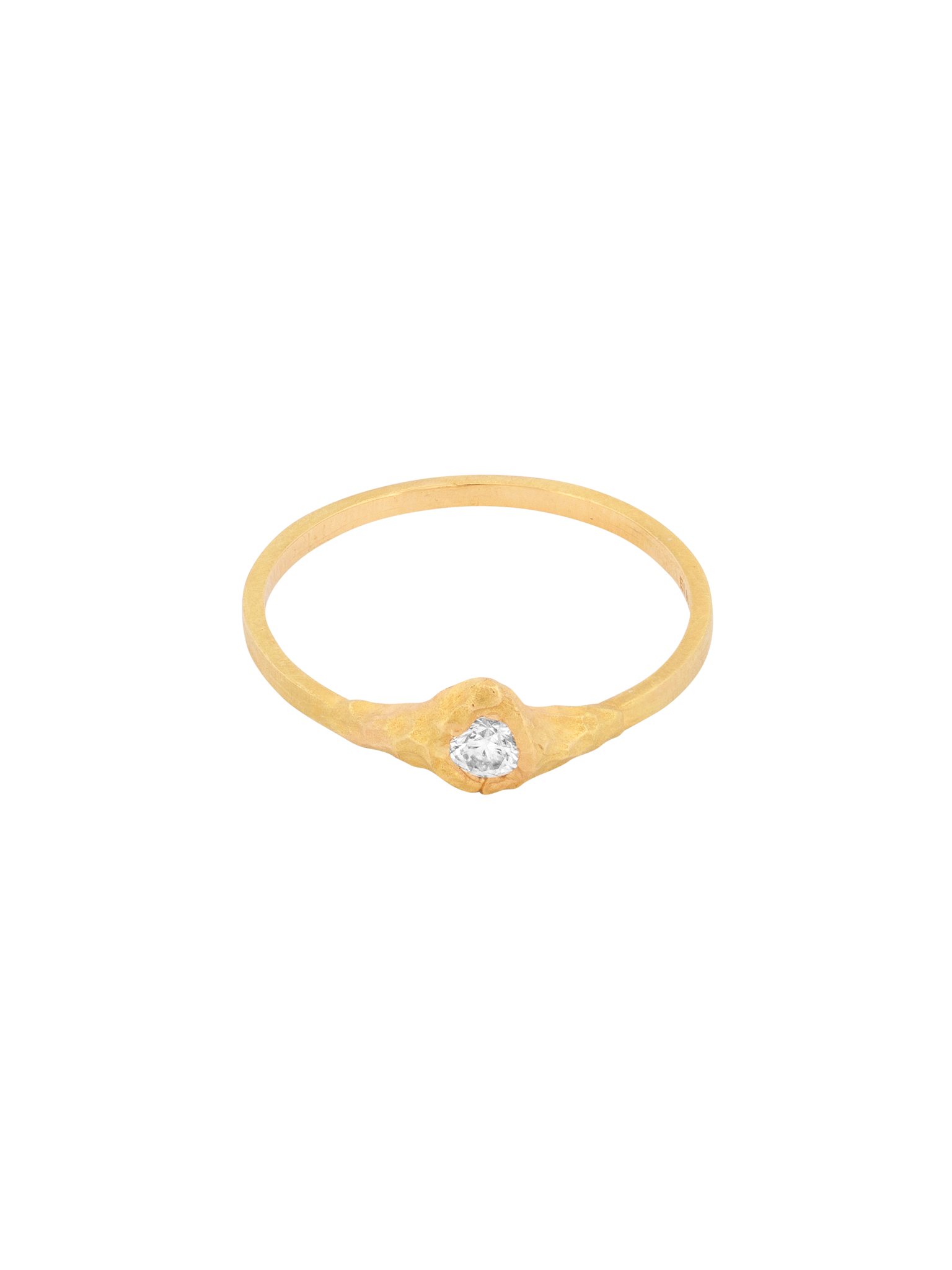 Solitaire iman 0.10ct diamond ring photo 3