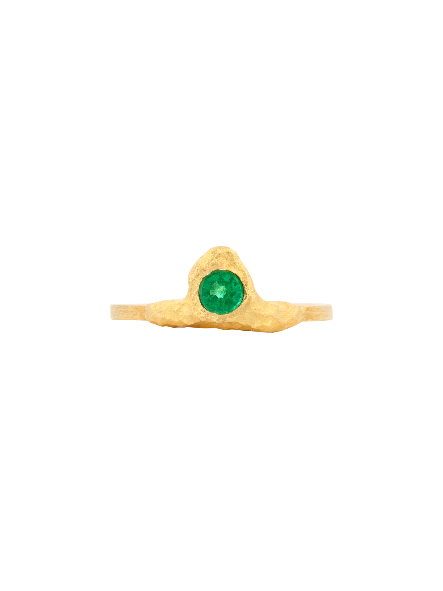 Evie 0.20ct emerald ring photo 1