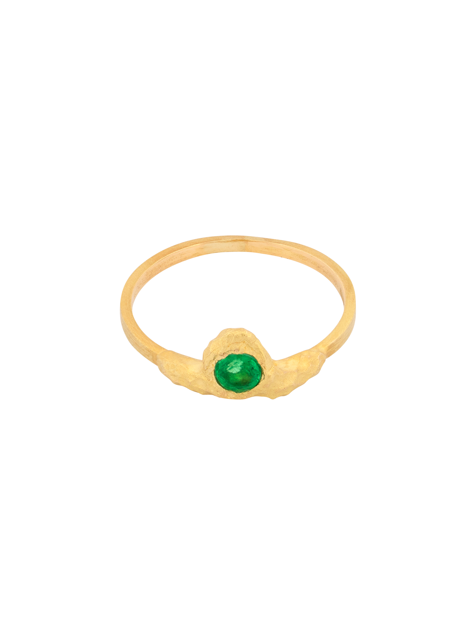 Evie 0.20ct emerald ring photo 3