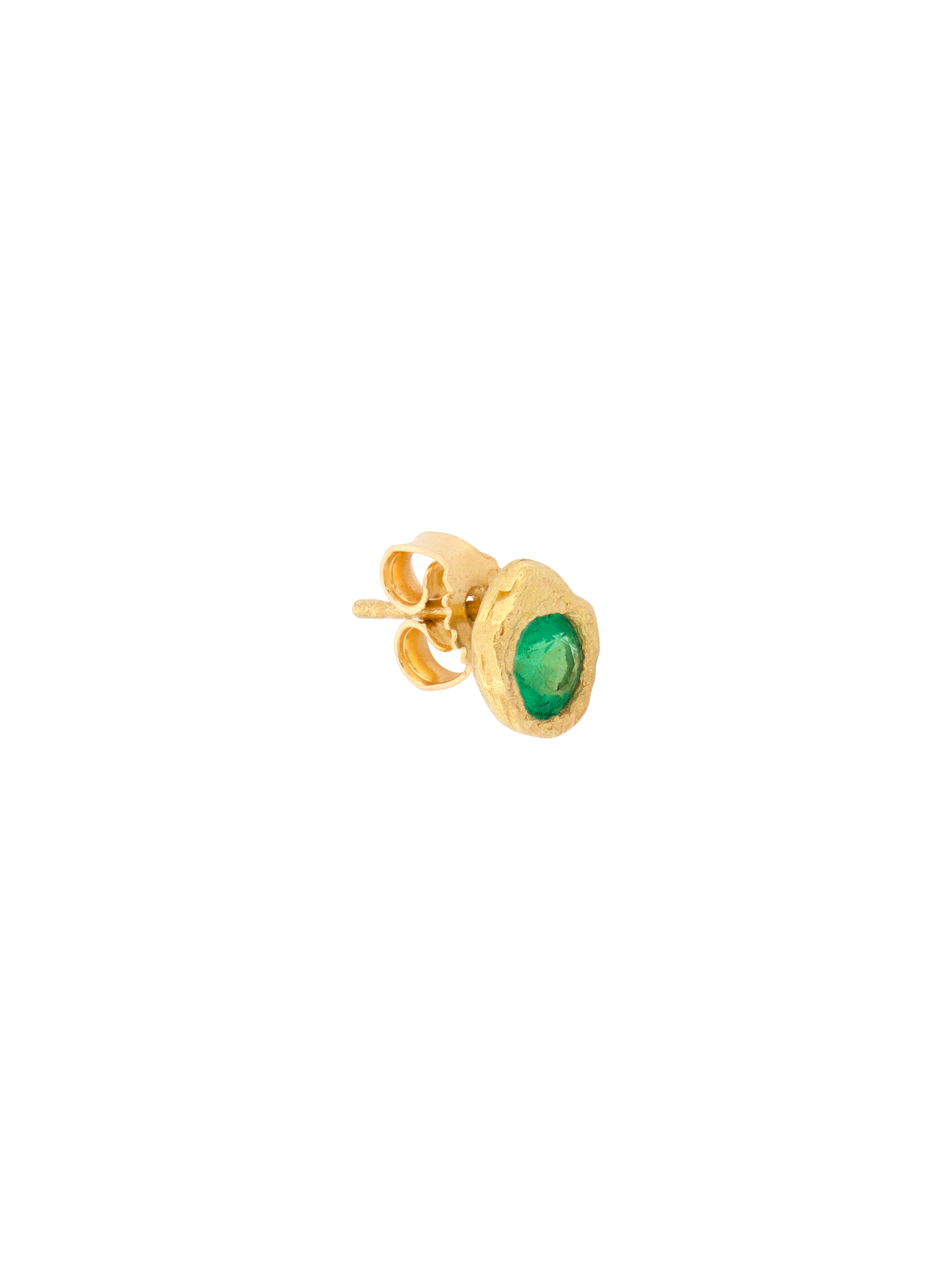 Evie 0.35ct emerald stud photo 3