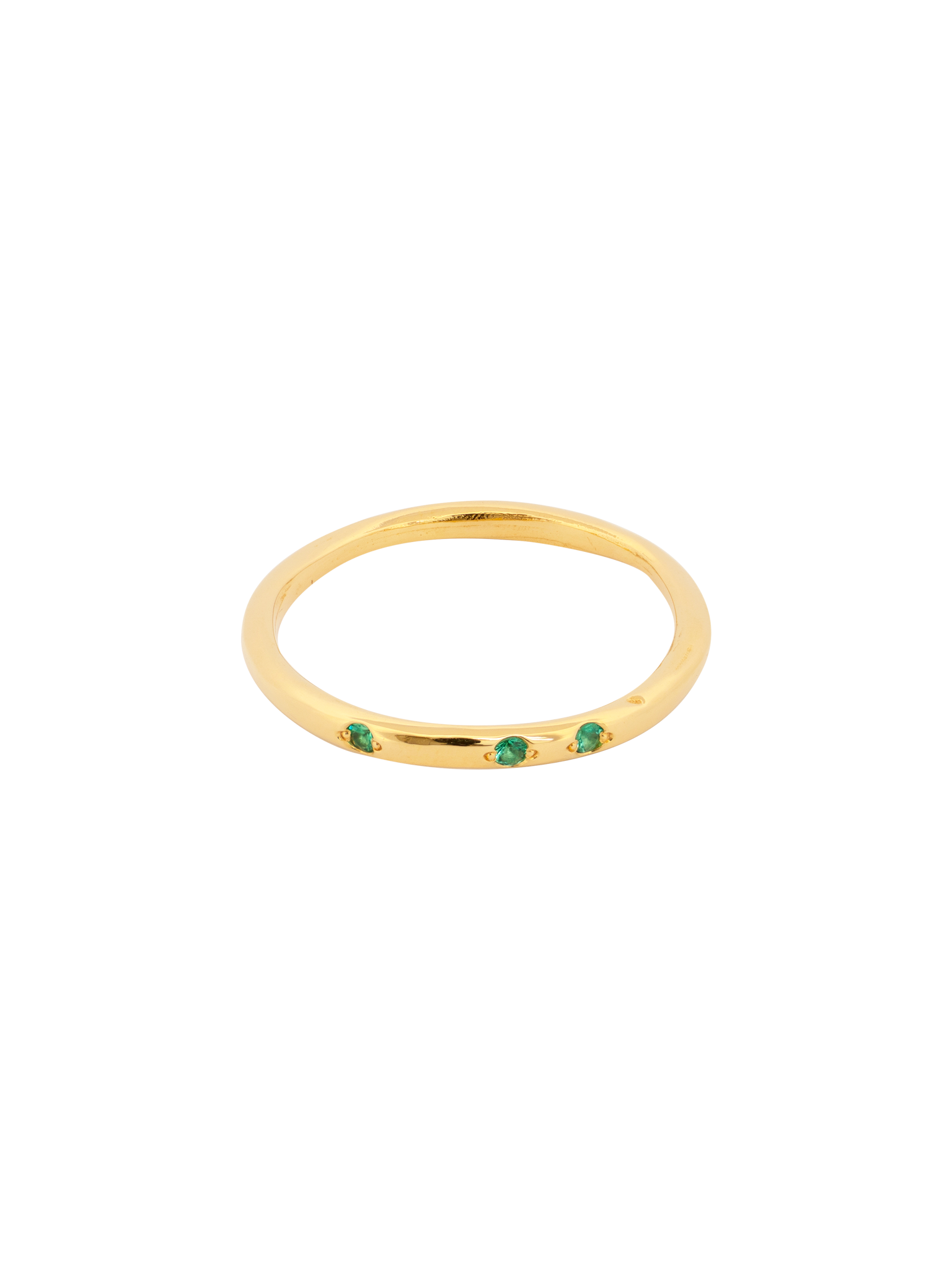 Aella emerald band ring photo 1