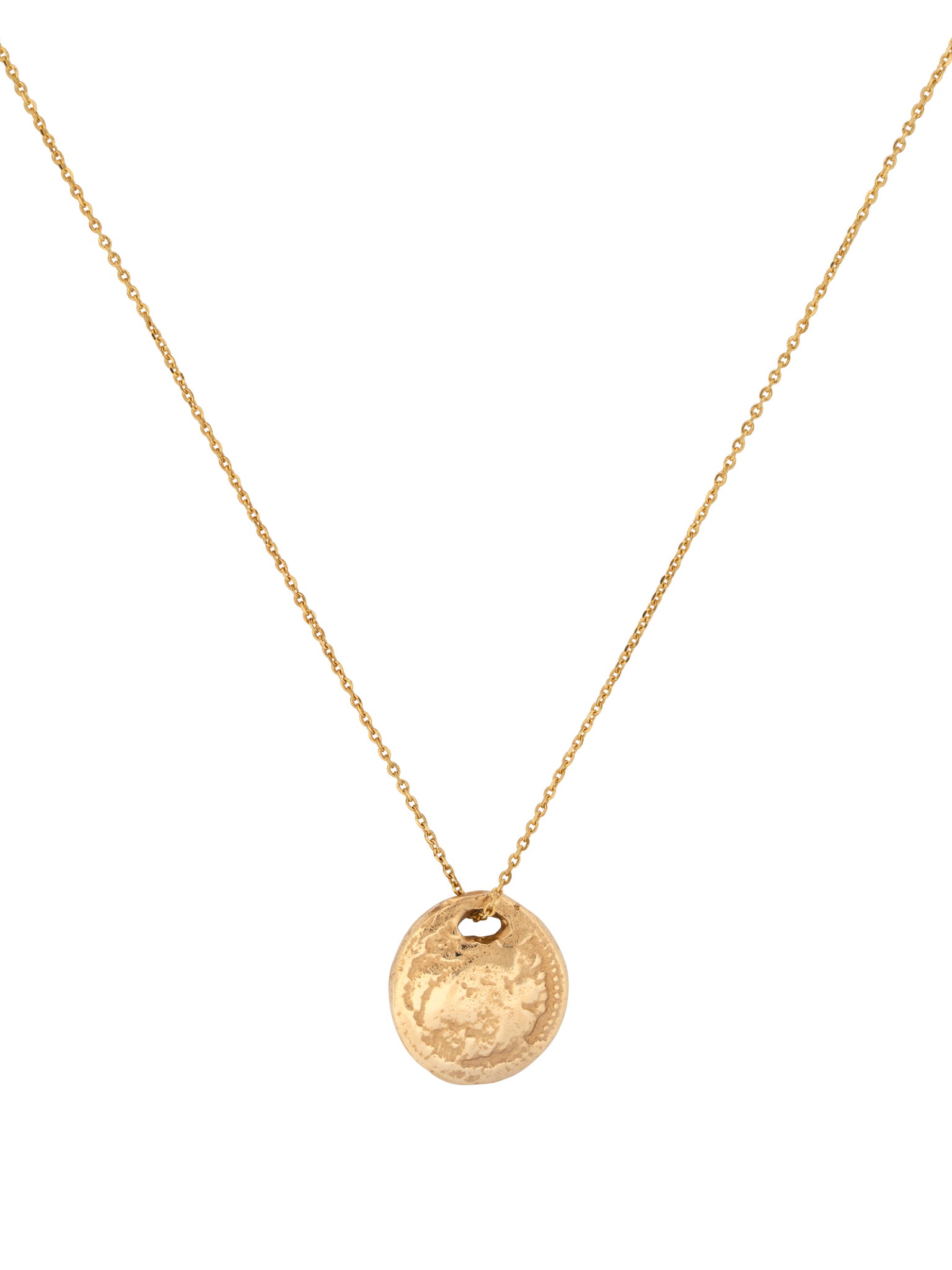 Gold pendant necklace III photo 1
