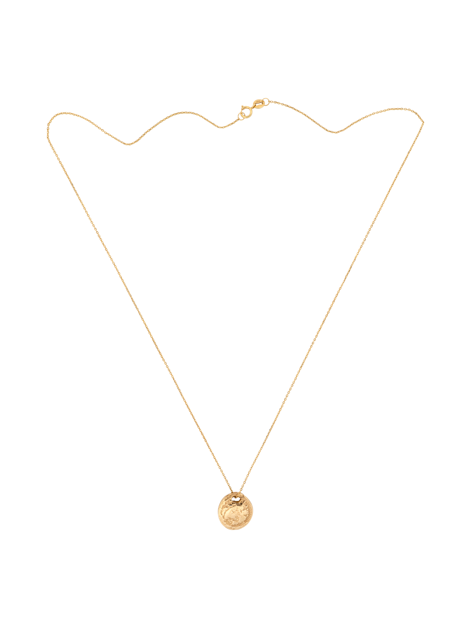 Gold pendant necklace III photo 3