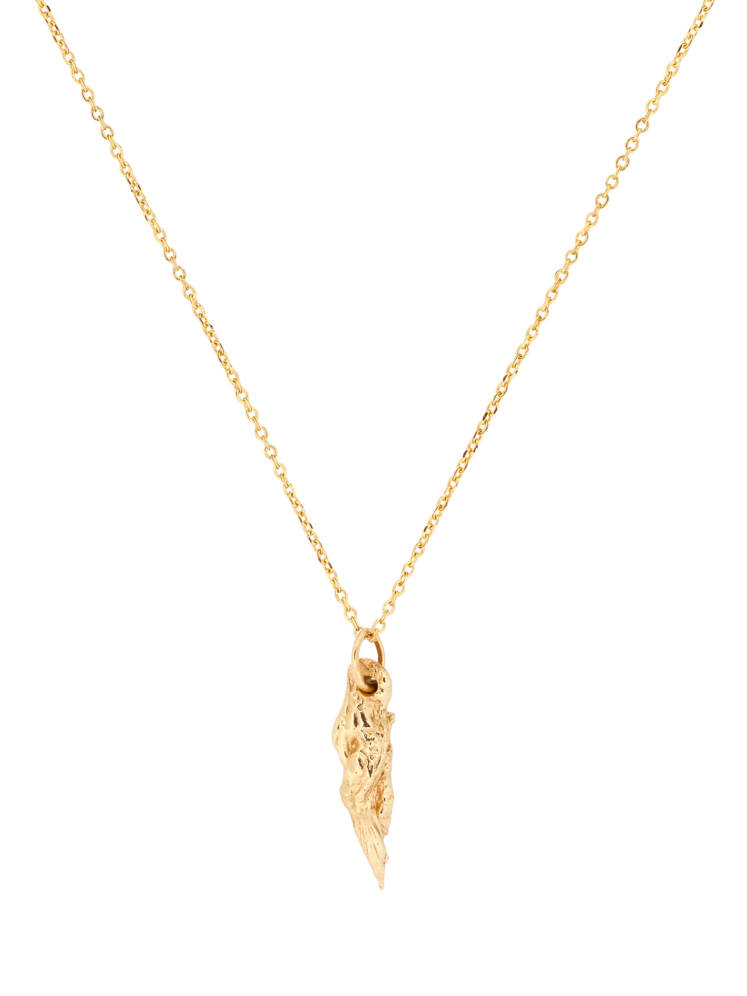 Shard gold pendant necklace III video