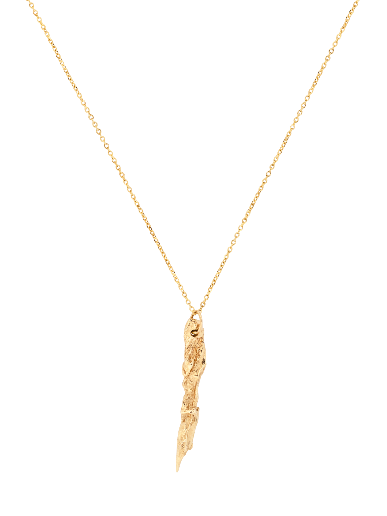 Shard gold pendant necklace V video