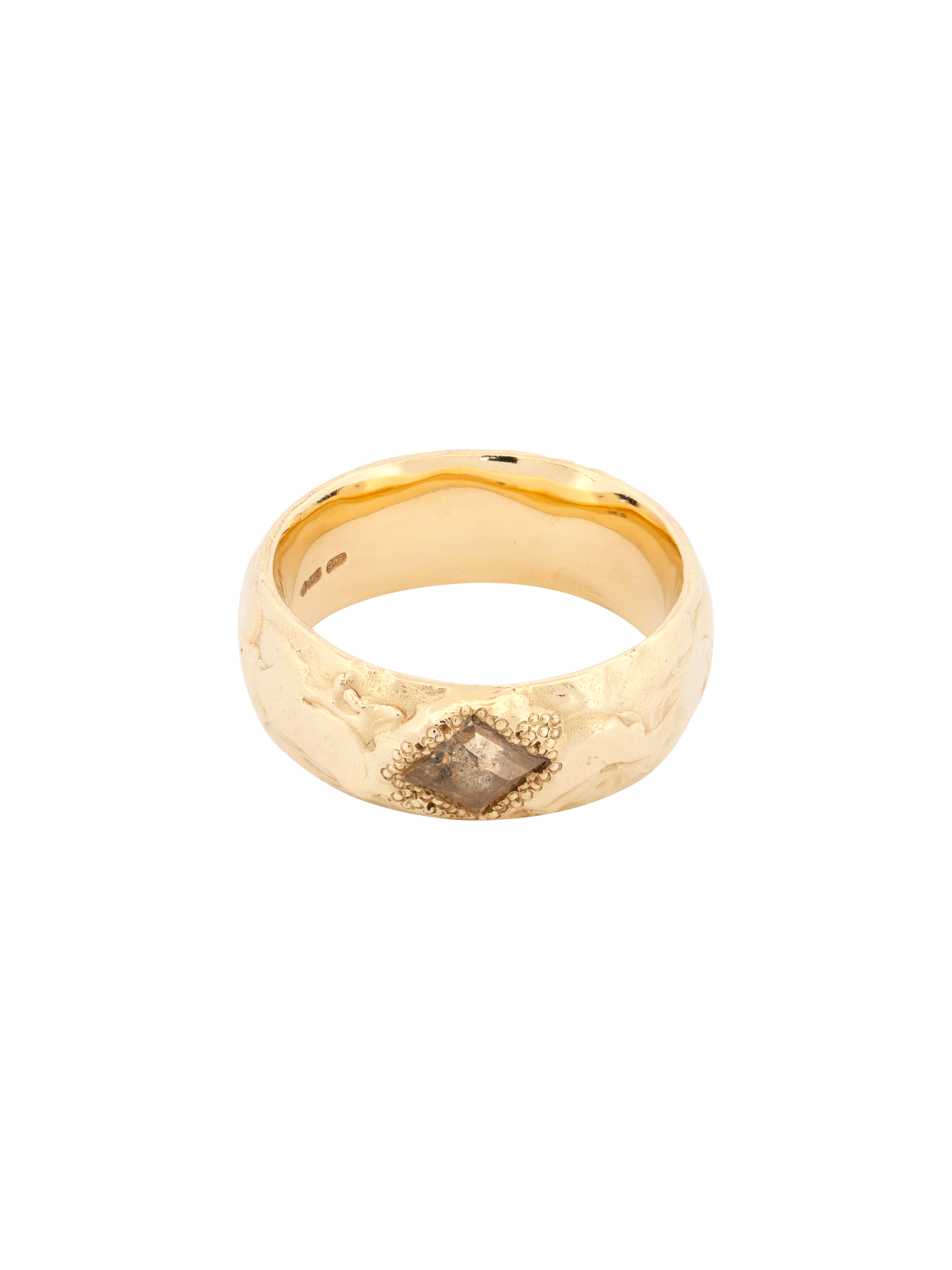 Single grey kite diamond scatter ring LI photo 1