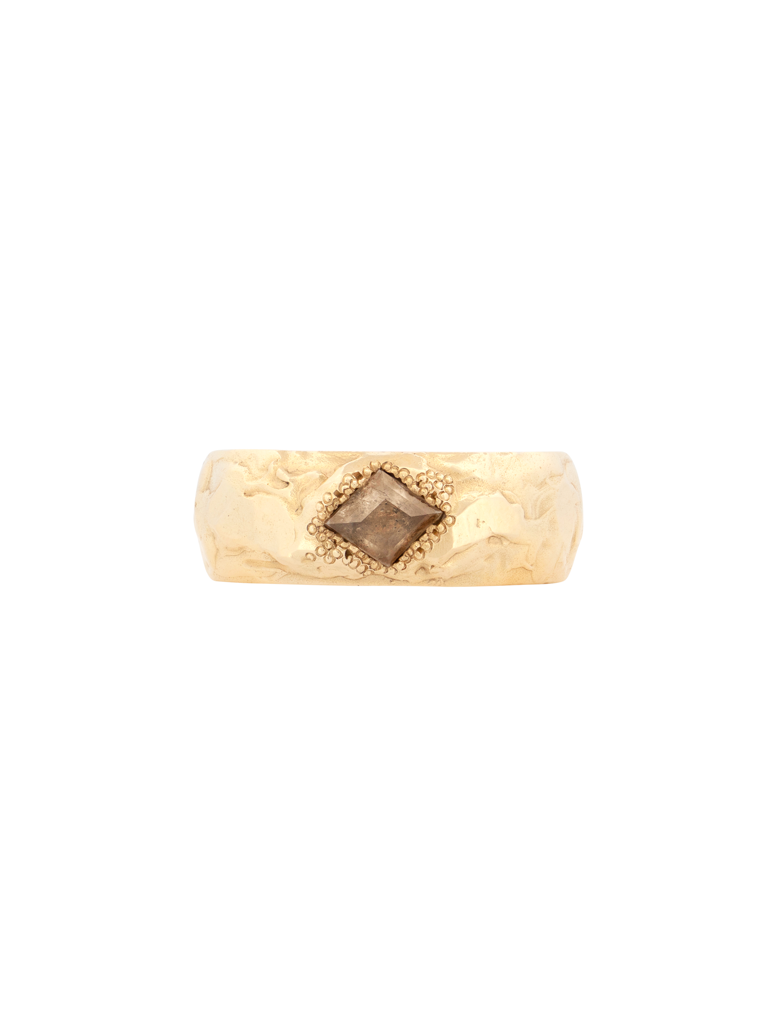 Single grey kite diamond scatter ring LI photo 3