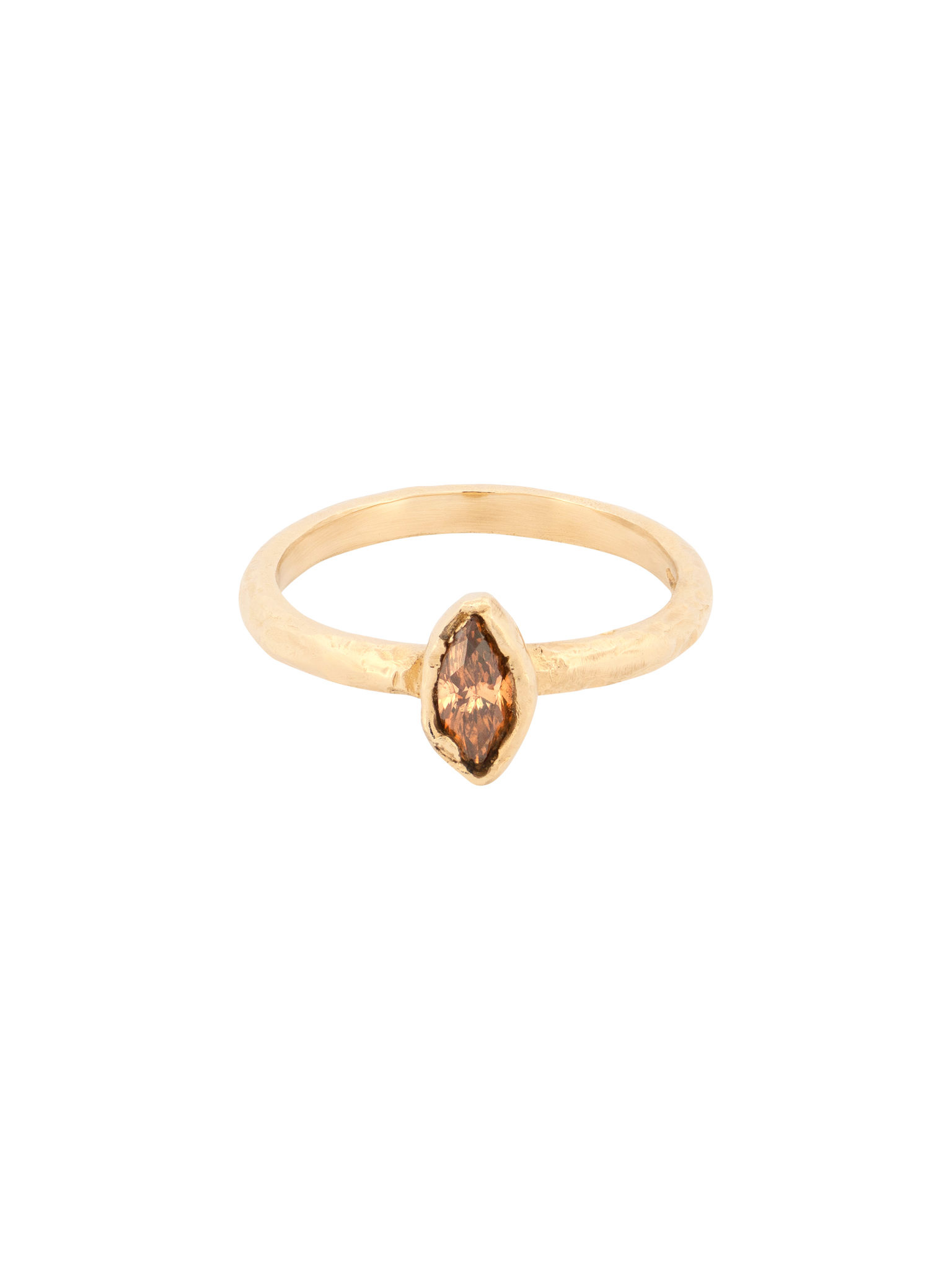 Chocolate marquise diamond engagement ring LX photo 3