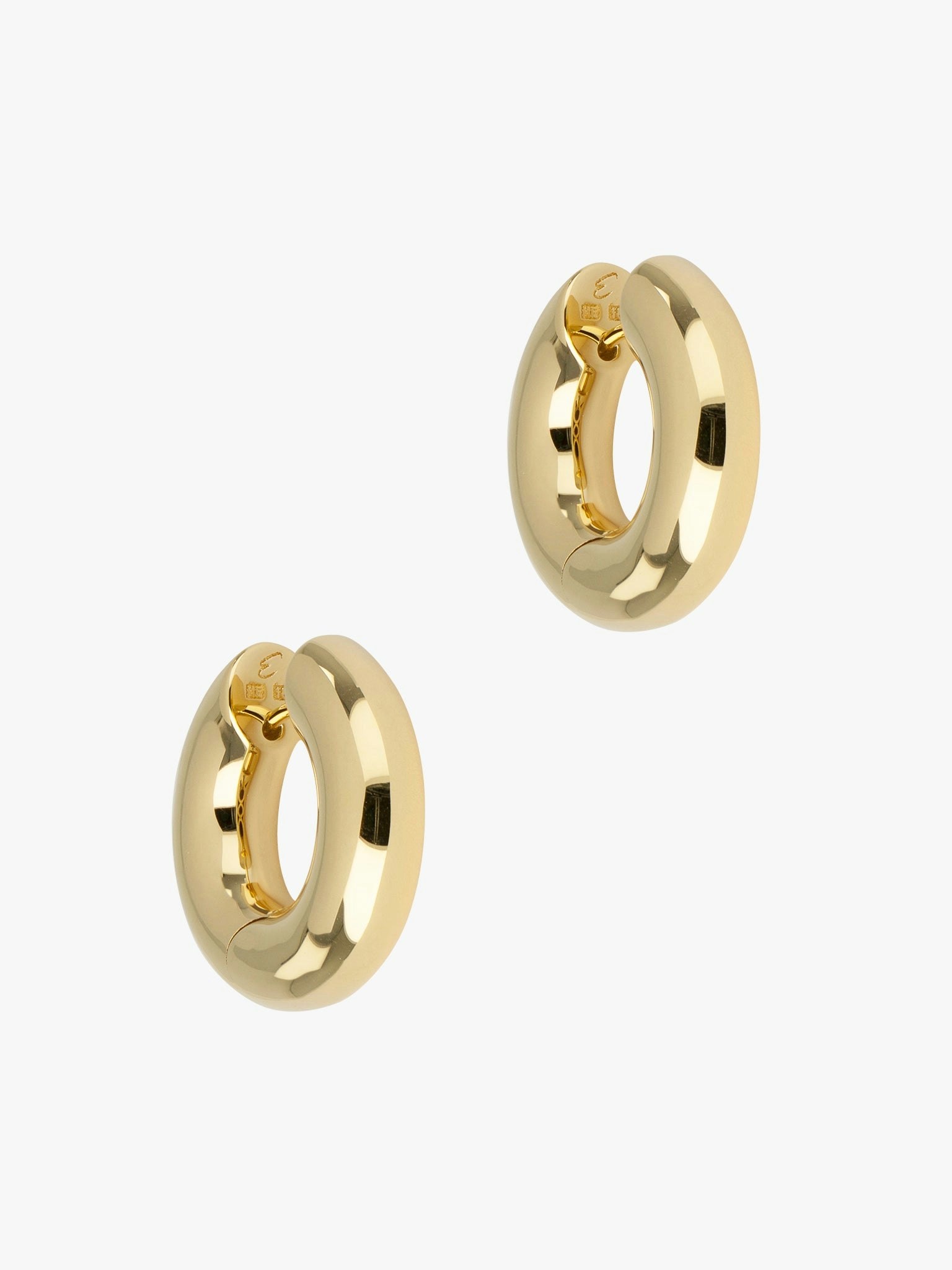 Absolutely fat creole hoop earrings photo 1