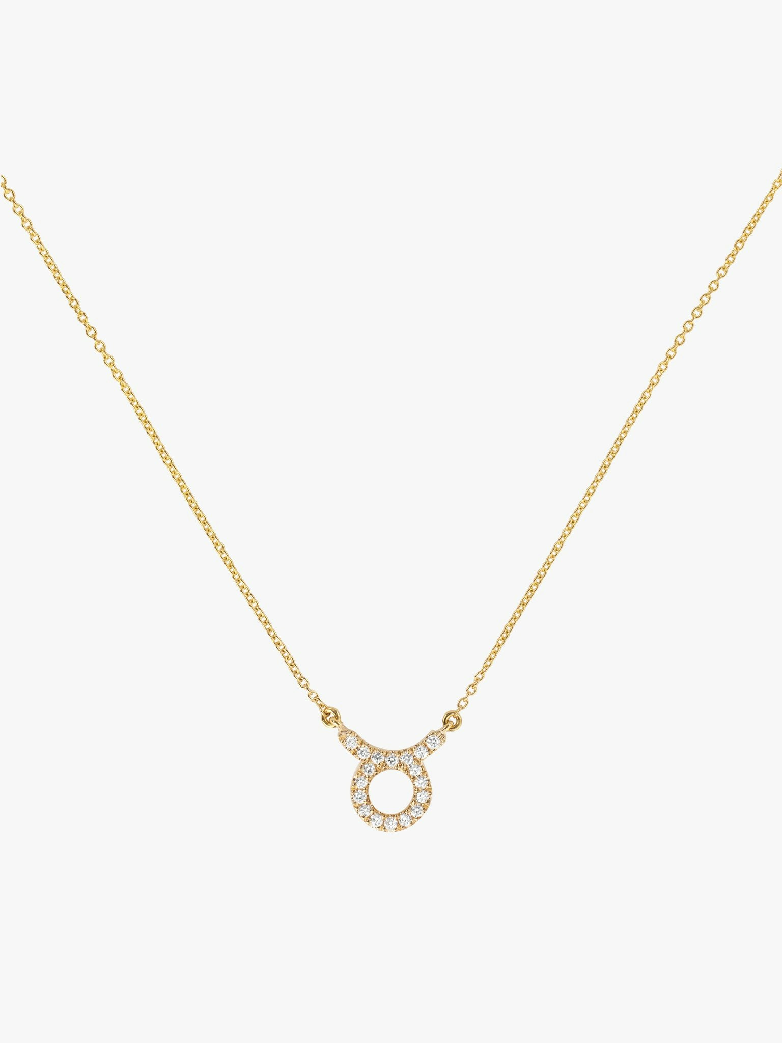 Petite diamond star sign necklace photo 4