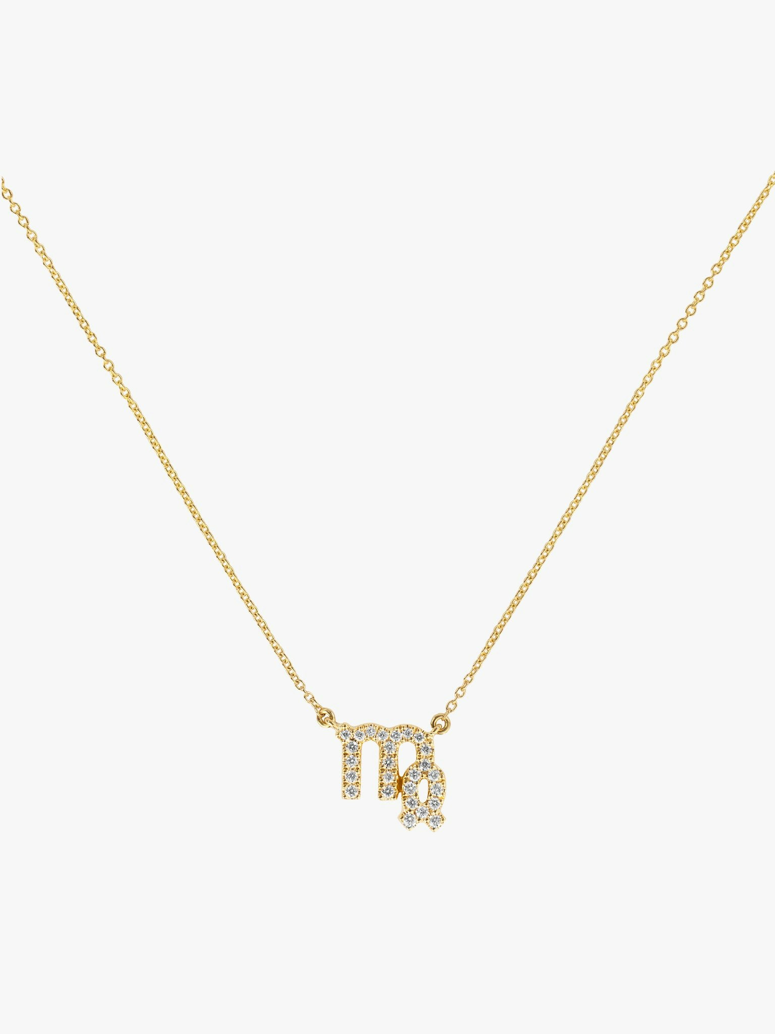 Petite diamond star sign necklace photo 8
