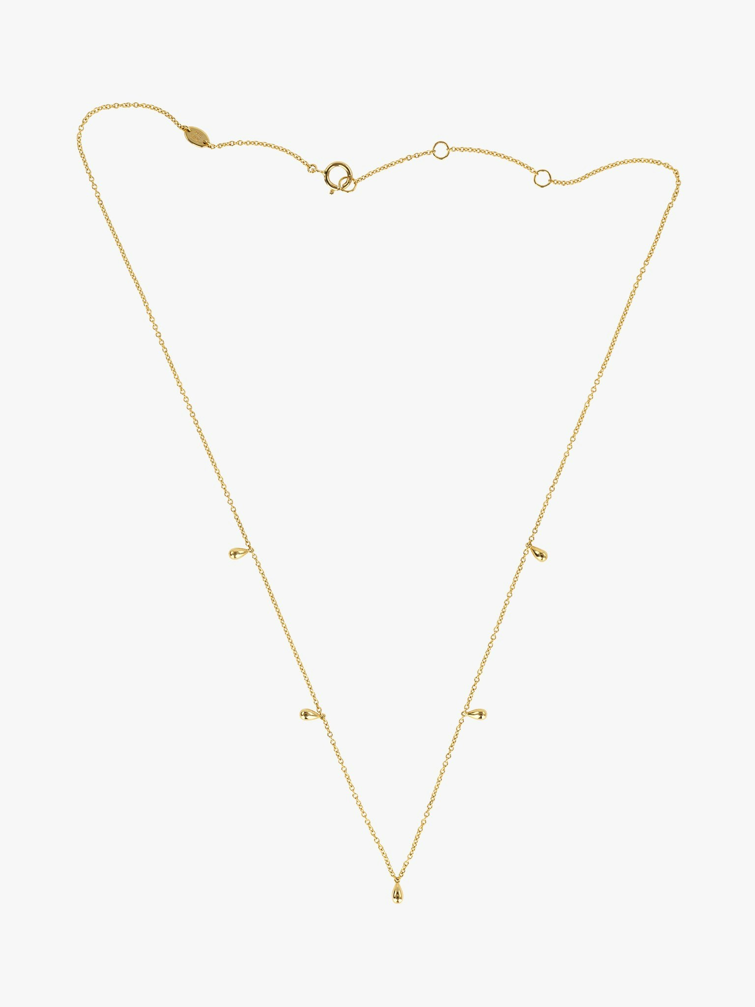 Mini gold drops choker photo 1