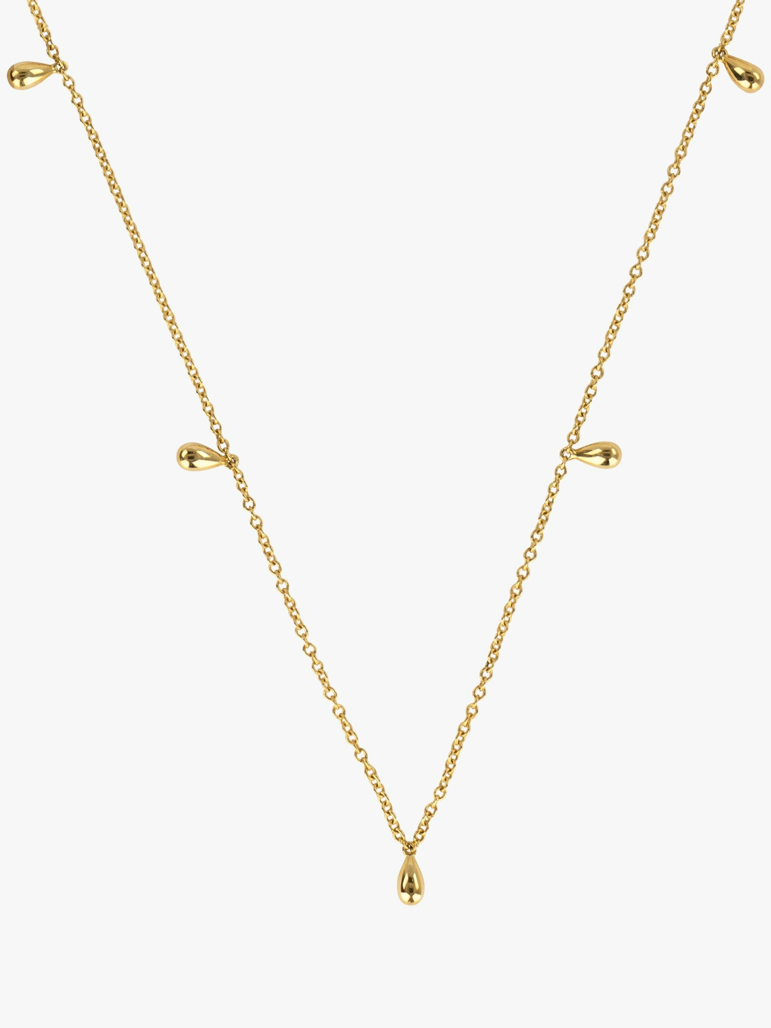 Mini gold drops choker photo 3