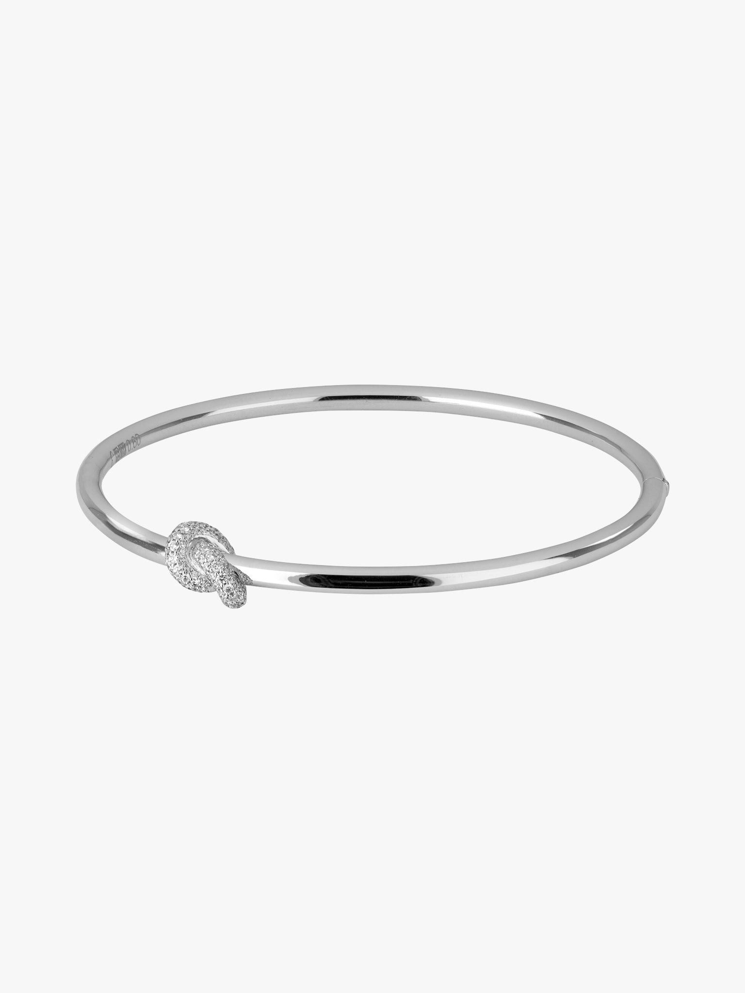 Absolutely knot pavé diamond bracelet photo 1